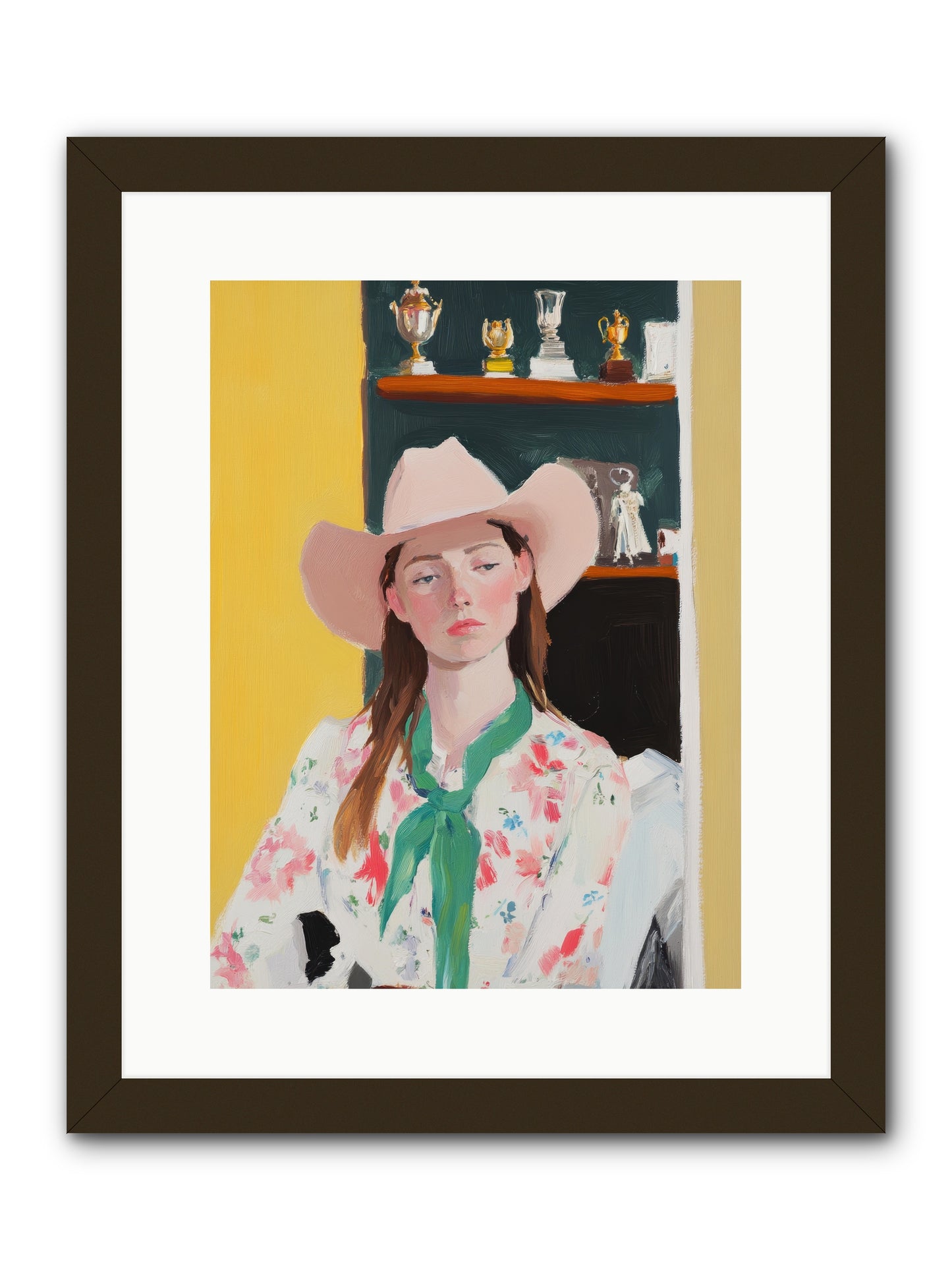 Frontier Dreamer -- Framed Print - Black 12x16