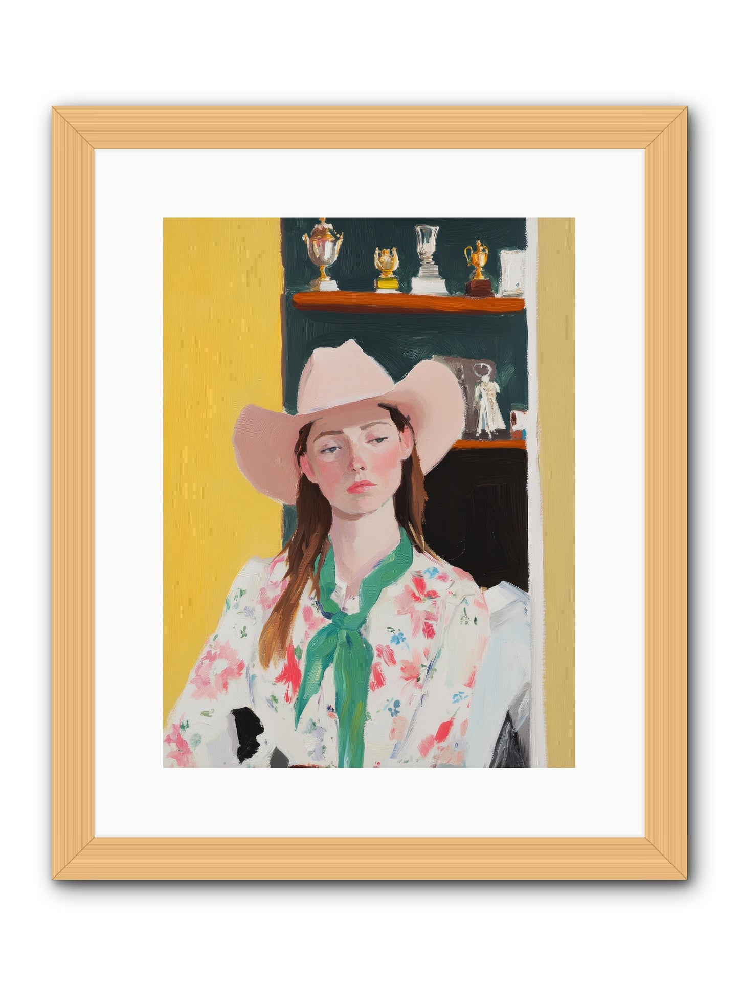 Frontier Dreamer -- Framed Print - Natural 12x16
