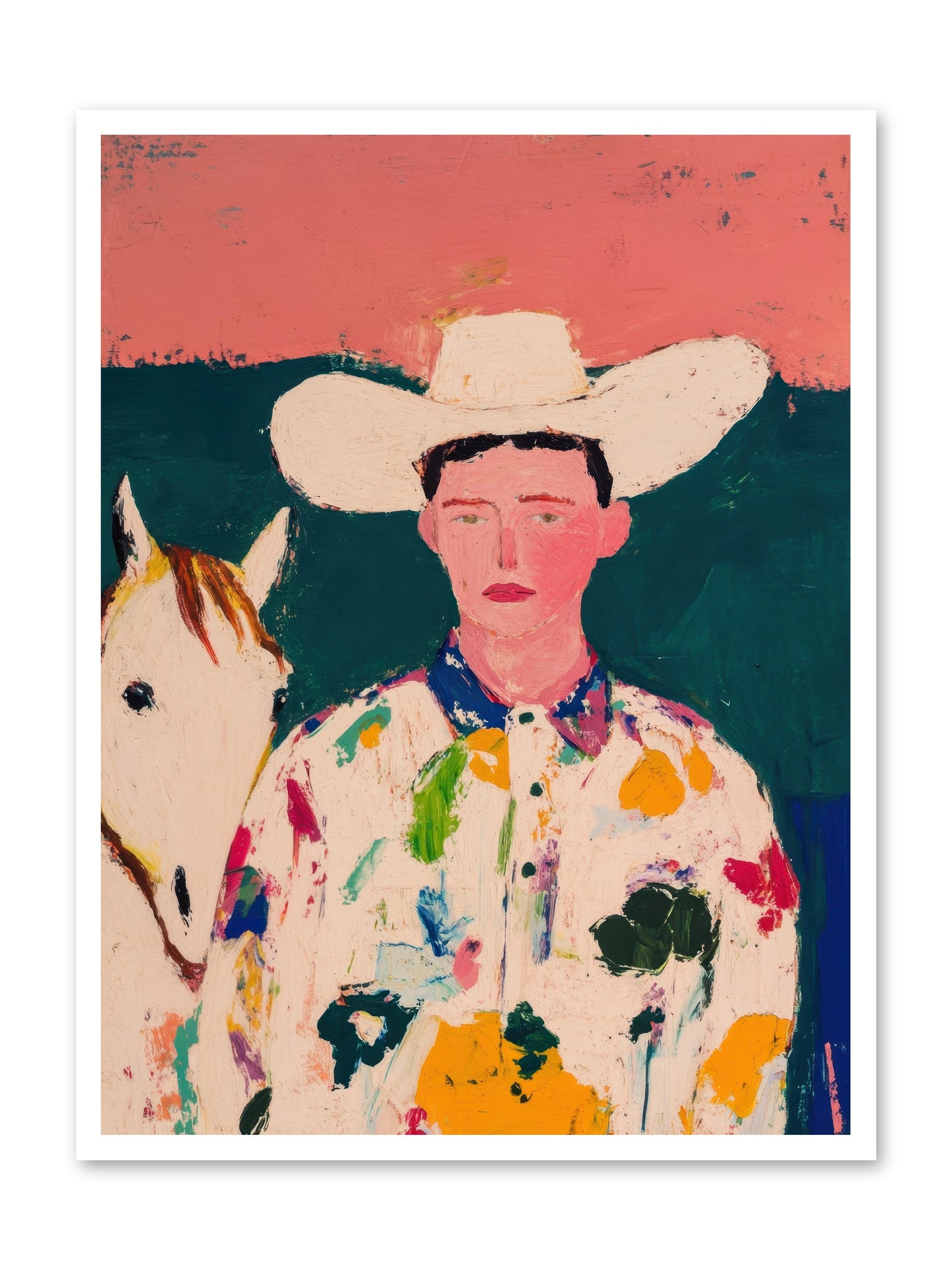 Frontier Memoir -- Loose Canvas Print 30x40