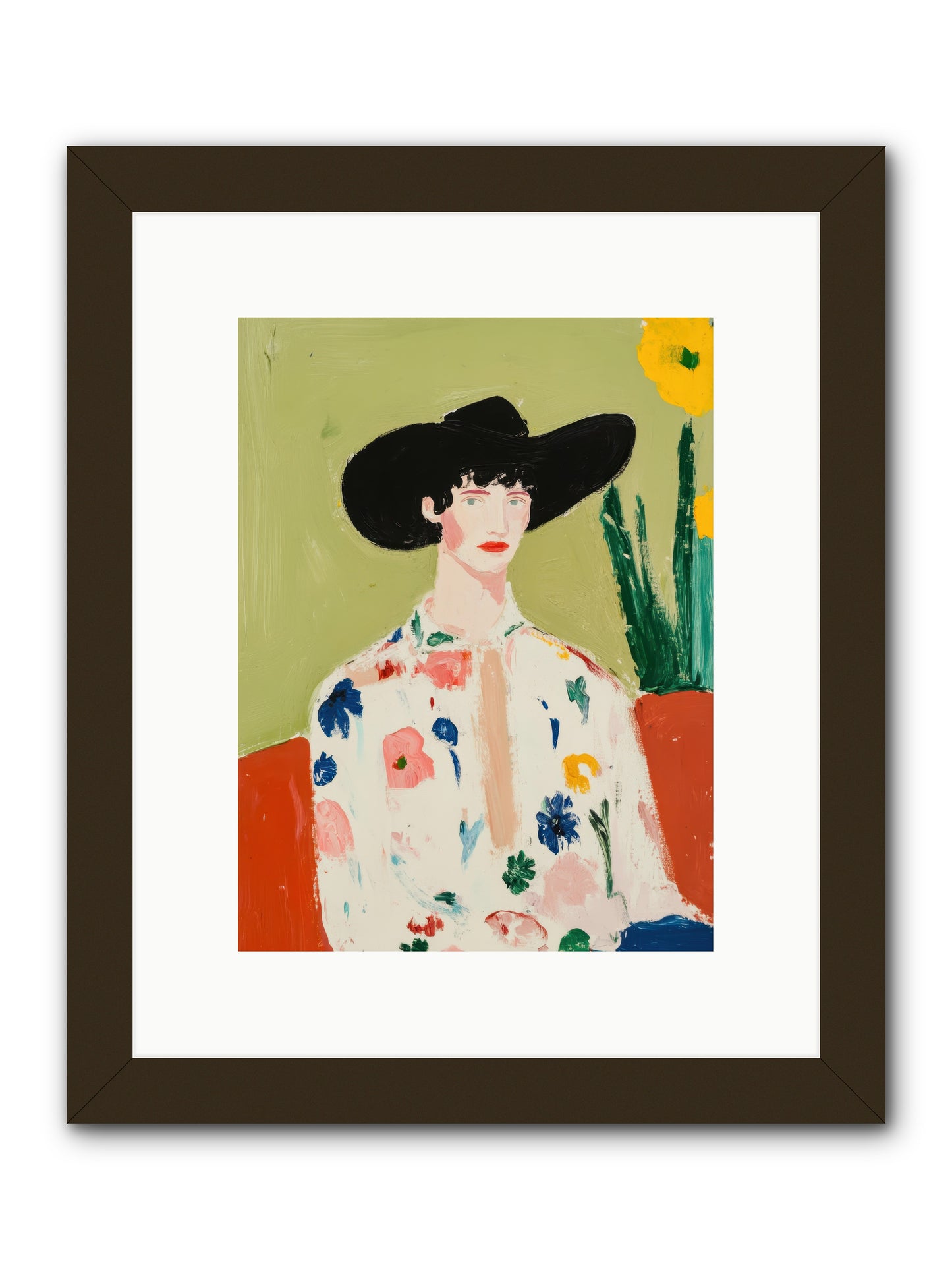 Frontier Philosopher -- Framed Print - Black 9x12