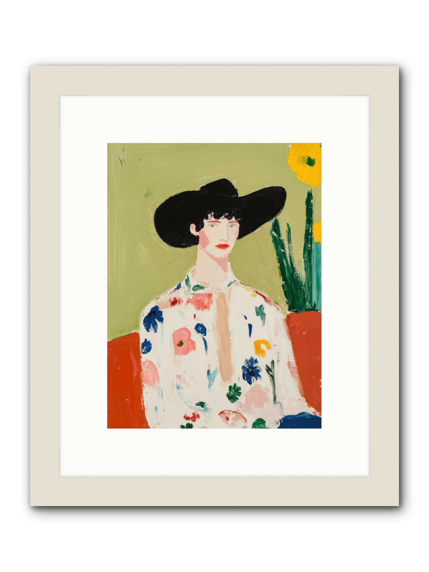 Frontier Philosopher -- Framed Print - White 9x12