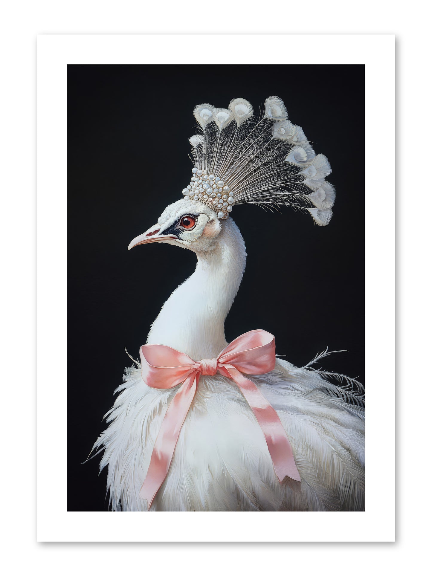 Frost Feathered Majesty -- Paper Print 10x15
