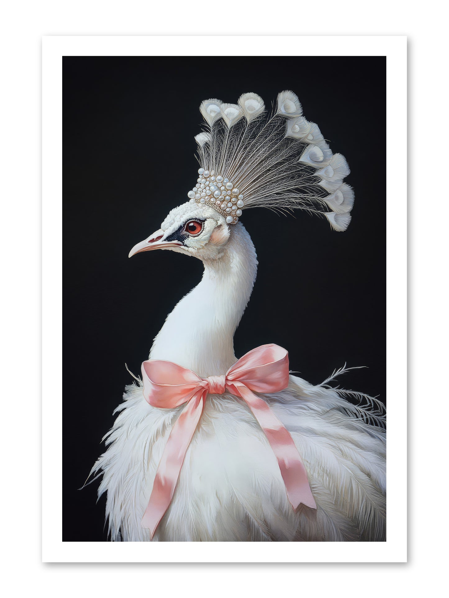 Frost Feathered Majesty -- Paper Print 16x24