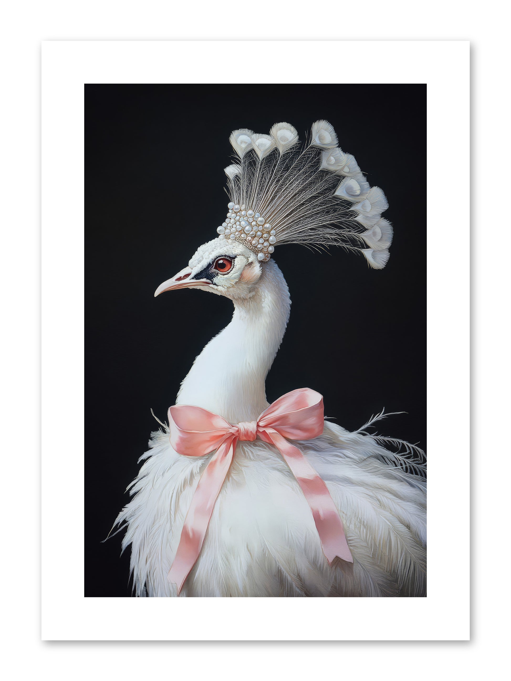Frost Feathered Majesty -- Paper Print 8x12