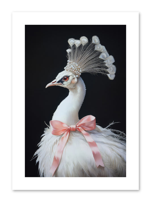 Frost Feathered Majesty -- Paper Print 8x12