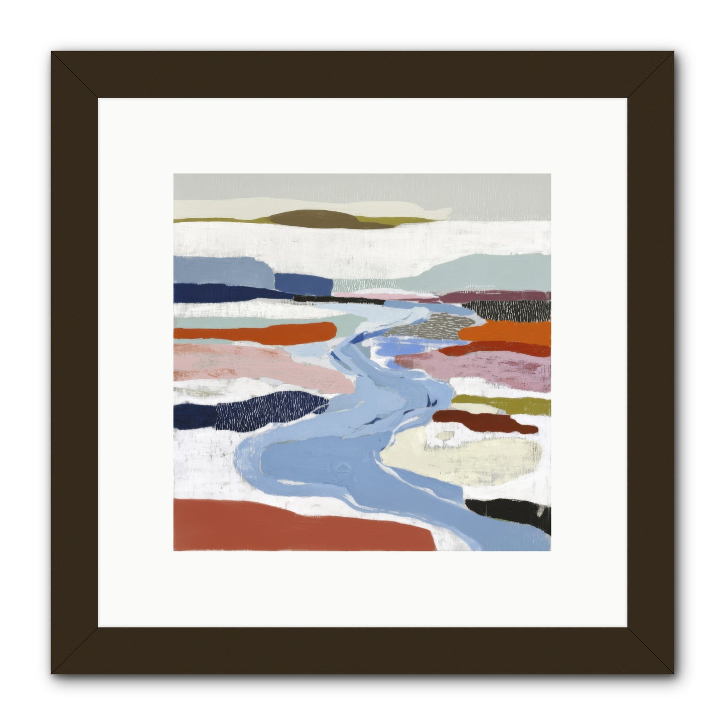 Frost Wing -- Framed Print - Black 10x10