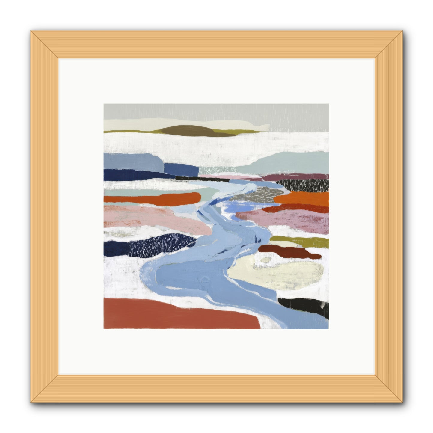 Frost Wing -- Framed Print - Natural 10x10