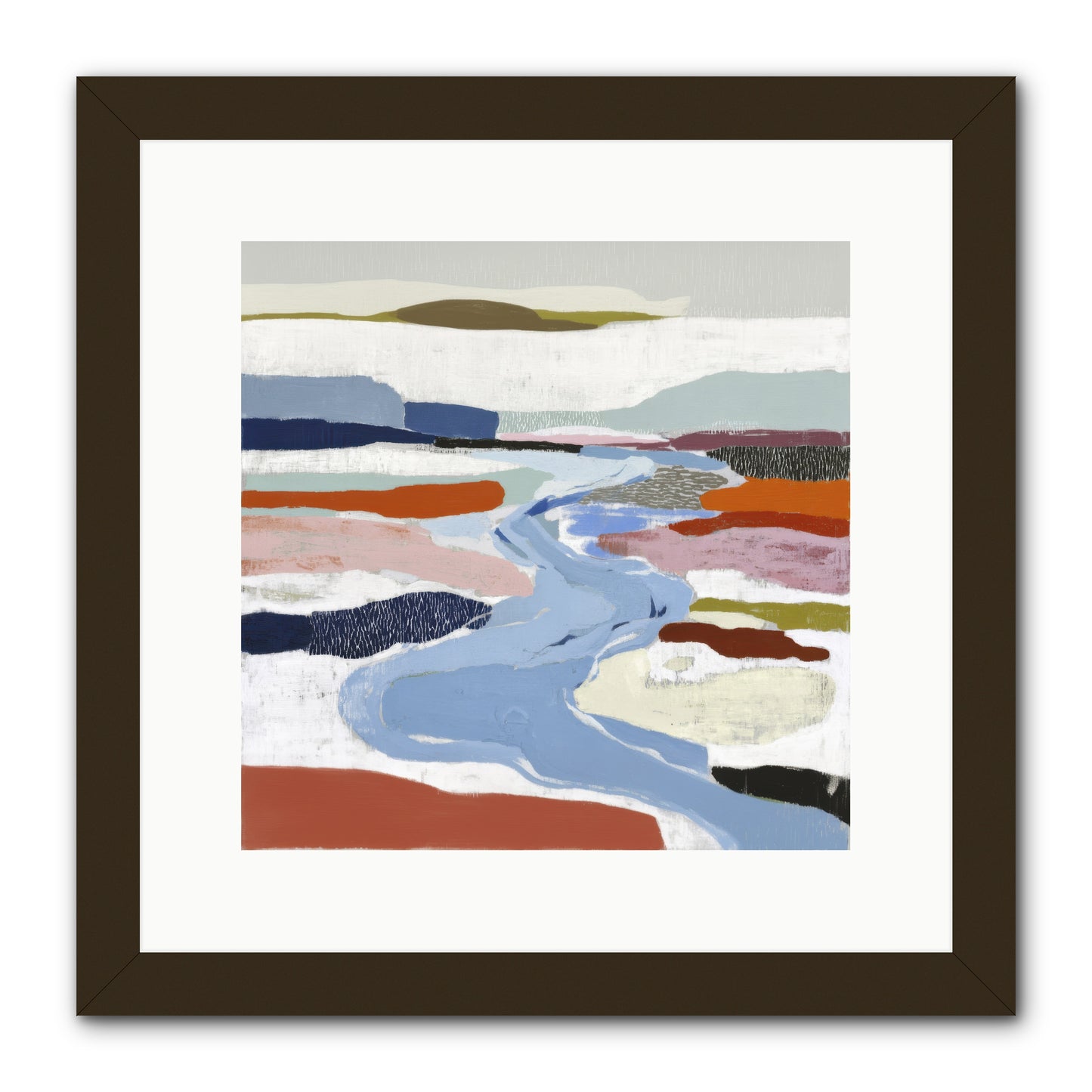 Frost Wing -- Framed Print - Black 12x12