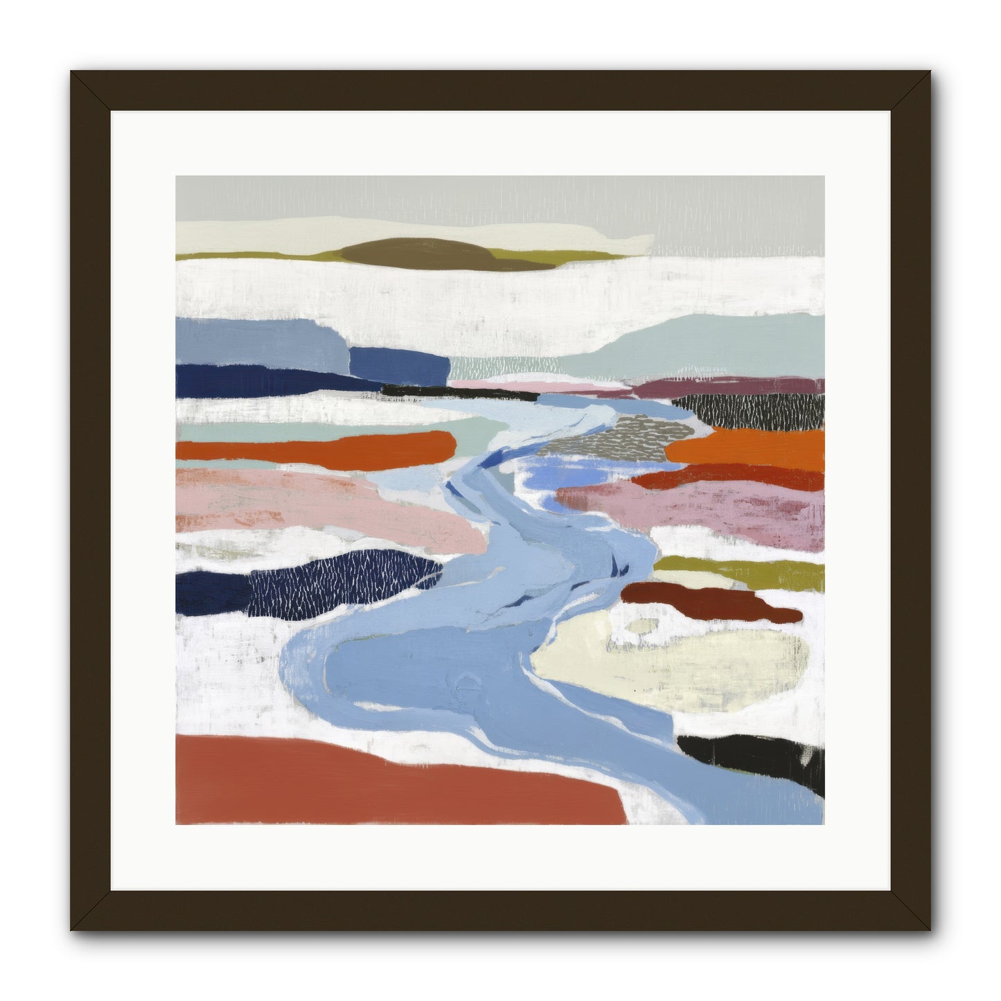 Frost Wing -- Framed Print - Black 20x20
