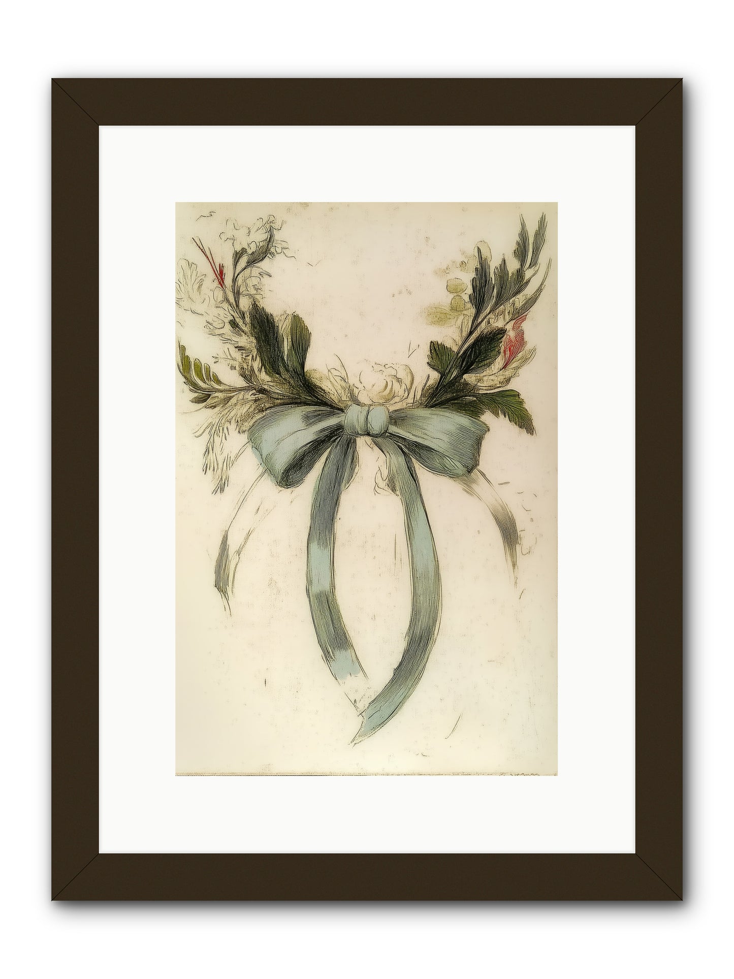 Frosted SIlk -- Framed Print - Black 10x15
