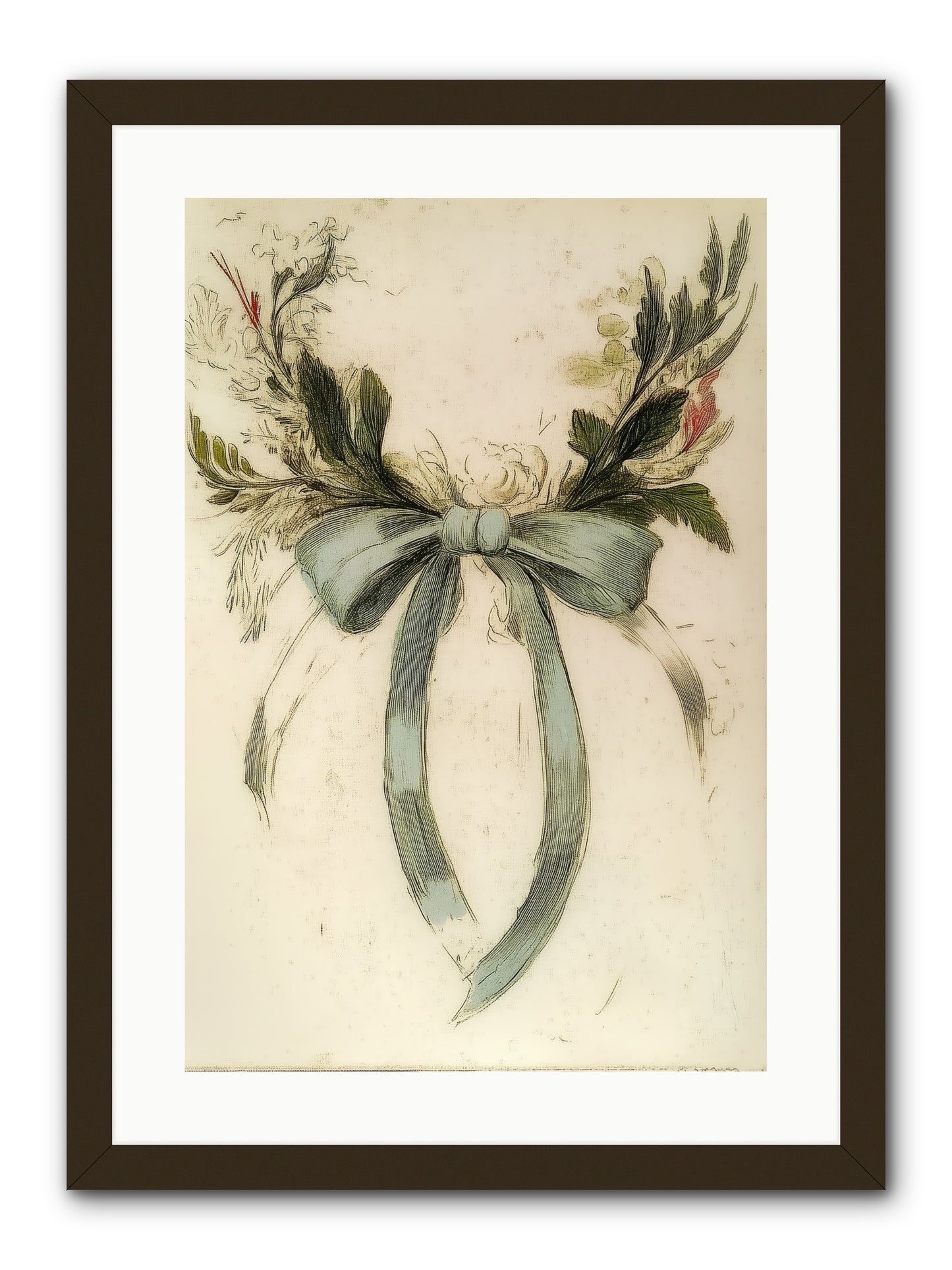 Frosted SIlk -- Framed Print - Black 16x24