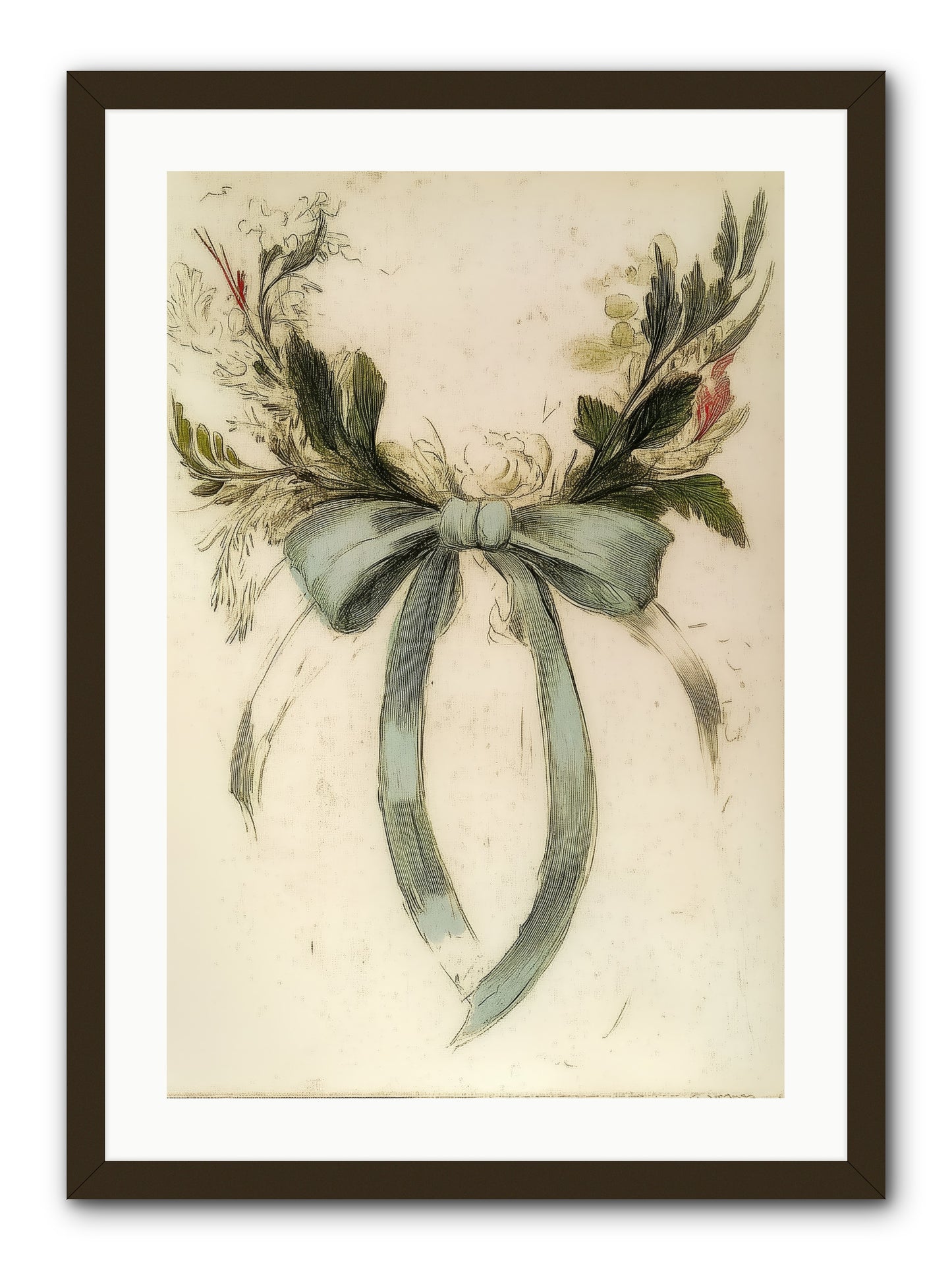 Frosted SIlk -- Framed Print - Black 20x30