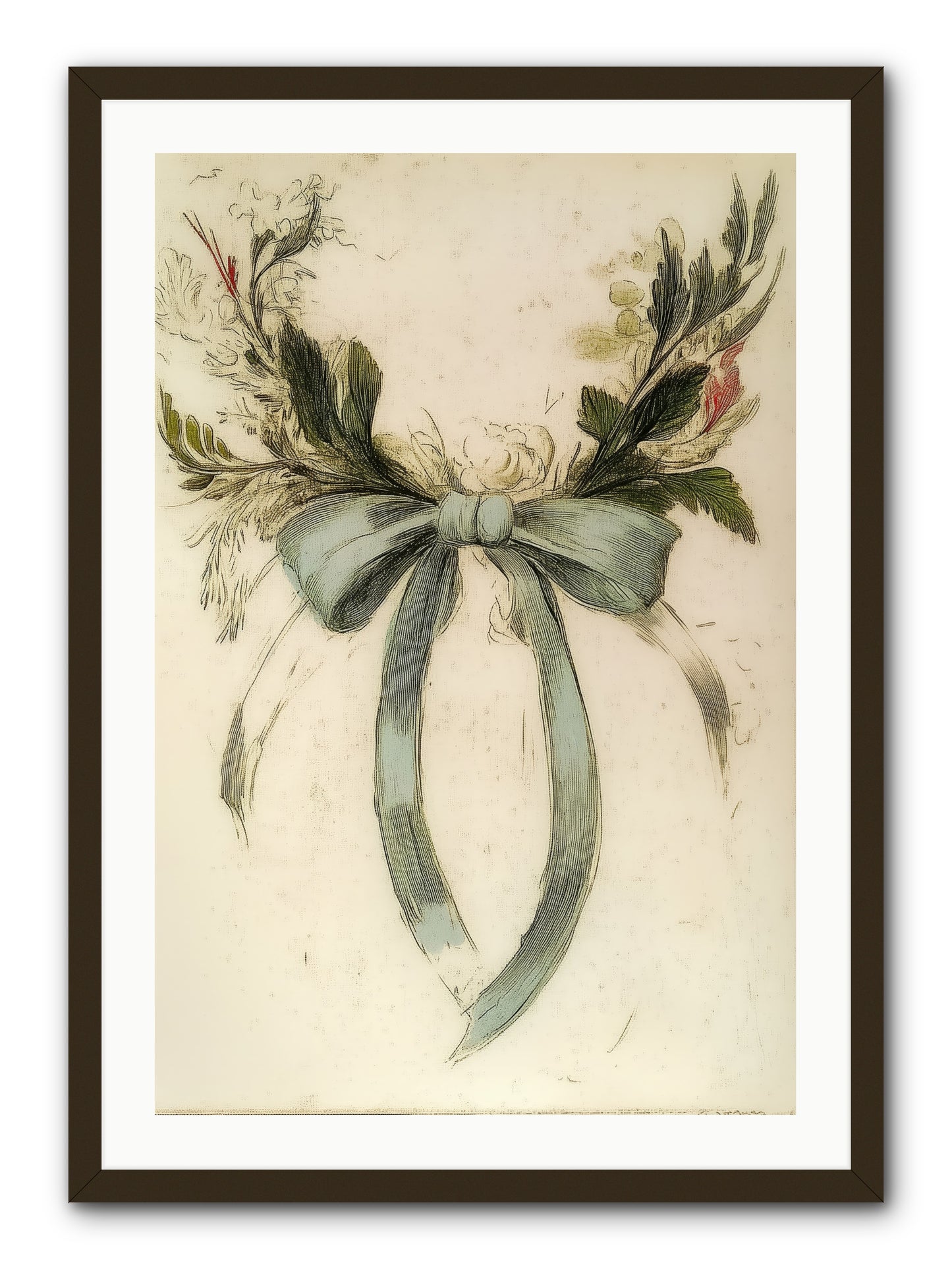 Frosted SIlk -- Framed Print - Black 24x36