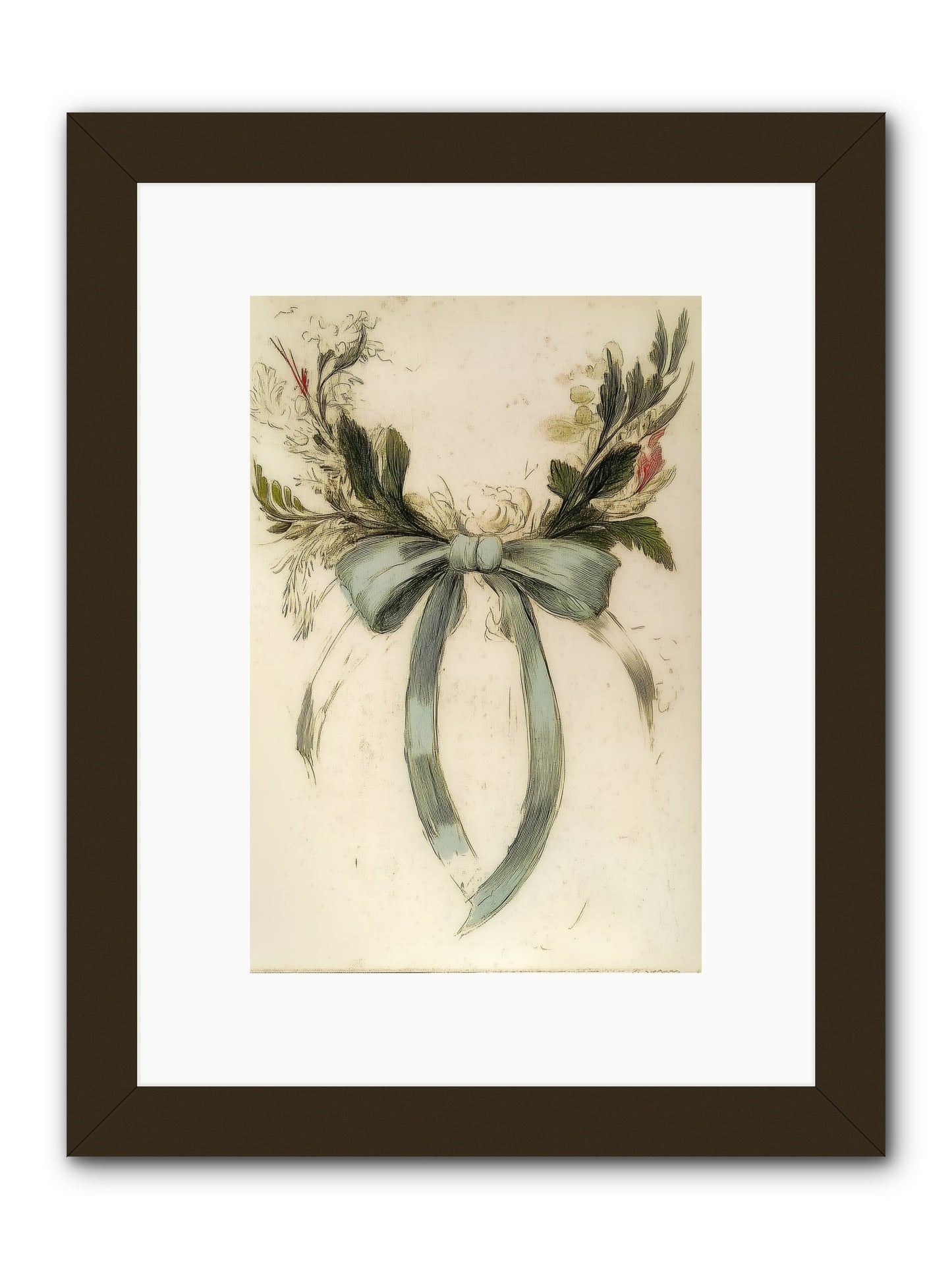 Frosted SIlk -- Framed Print - Black 8x12