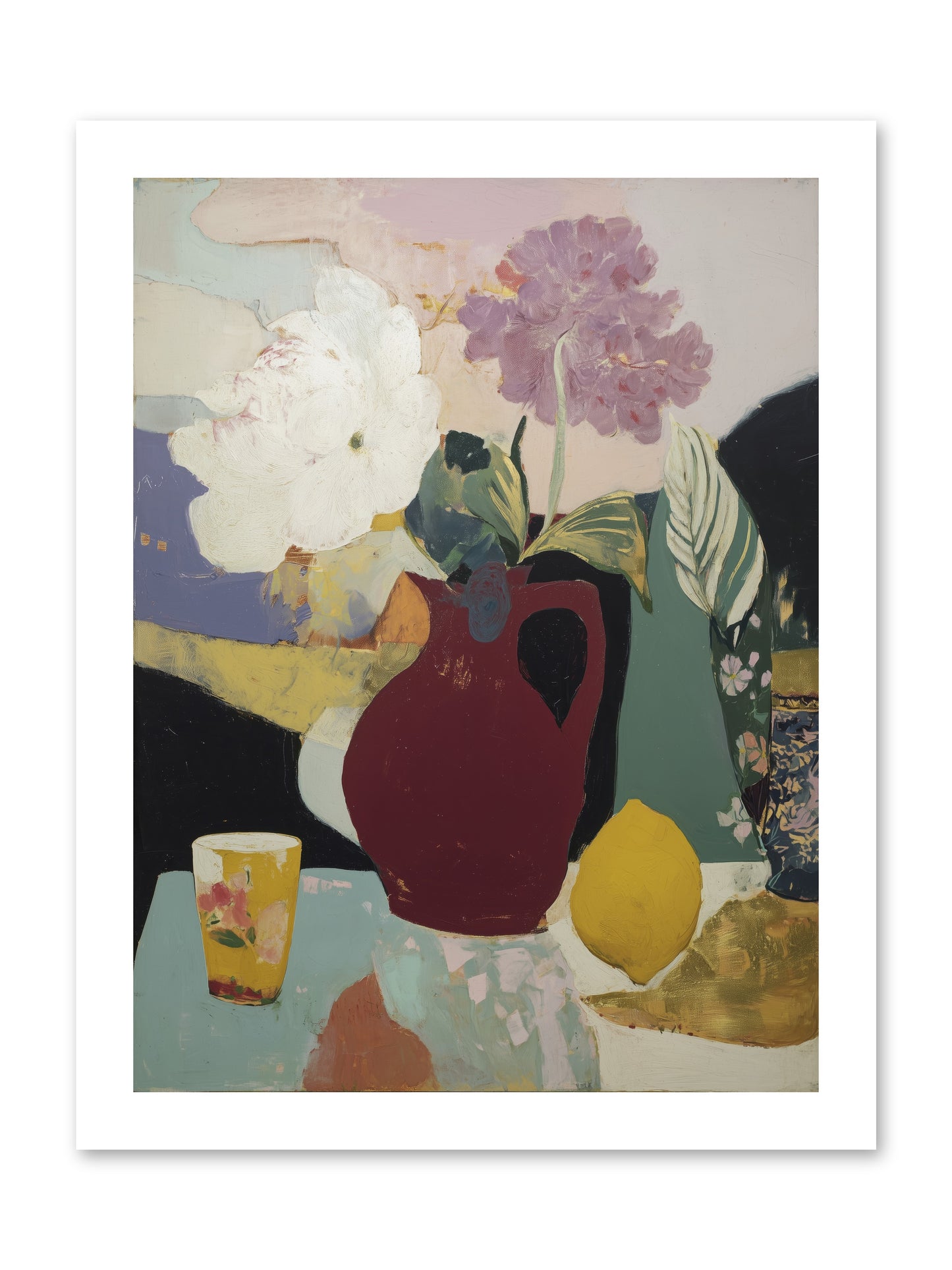 Fruit and Shadow -- Paper Print 12x16
