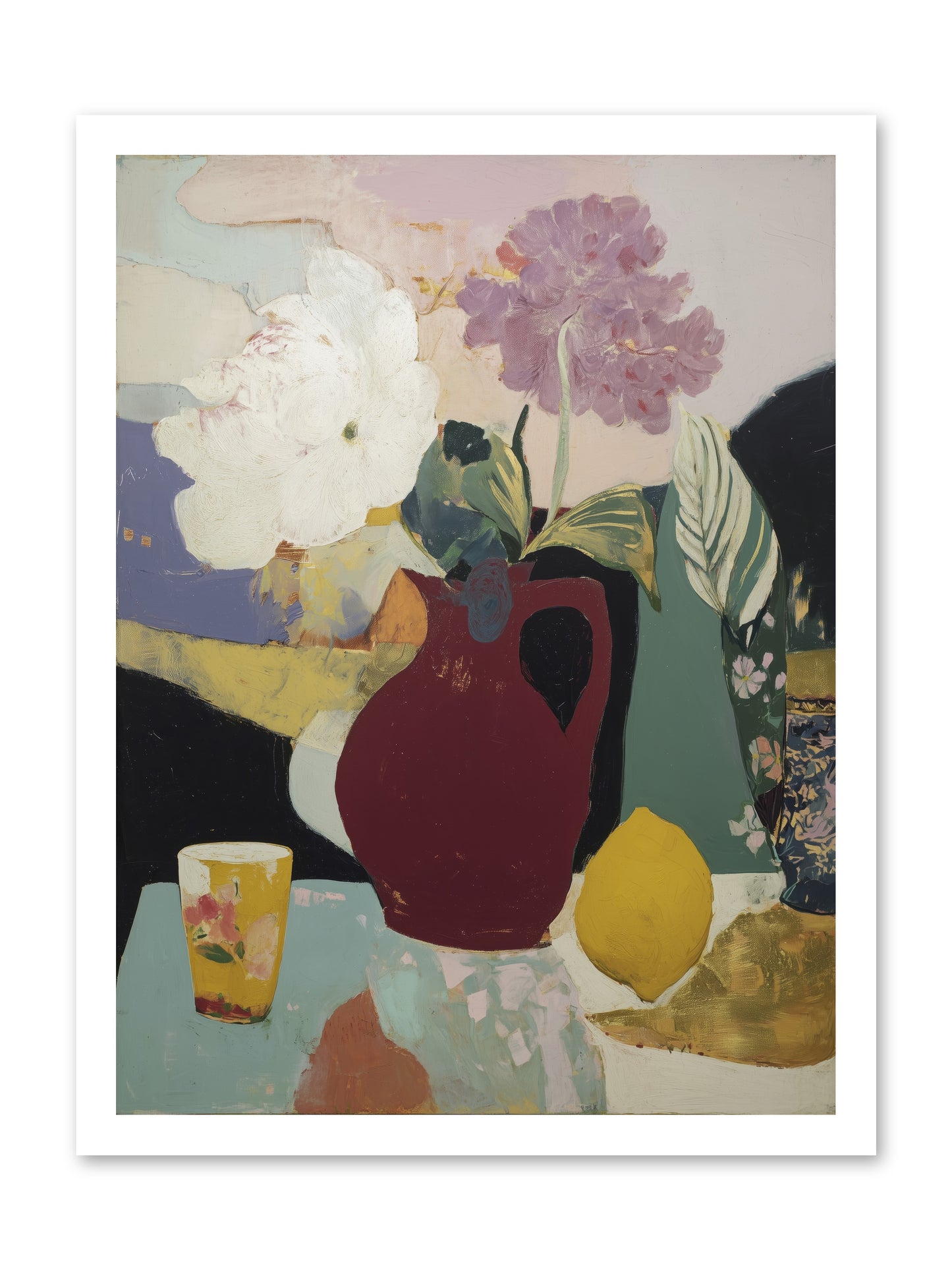 Fruit and Shadow -- Paper Print 18x24