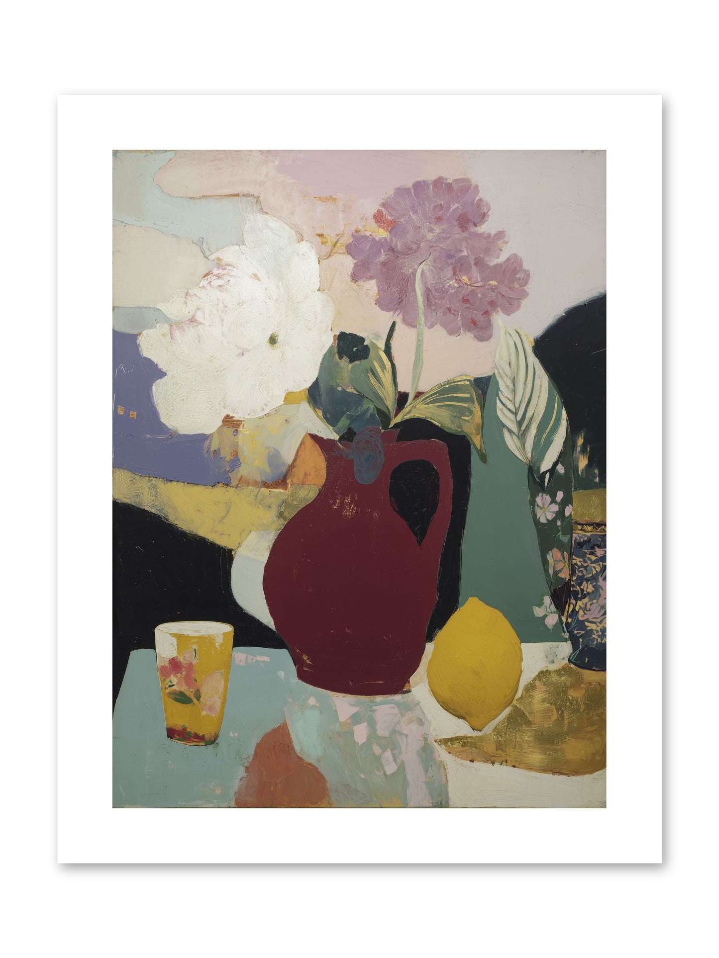 Fruit and Shadow -- Loose Canvas Print 9x12
