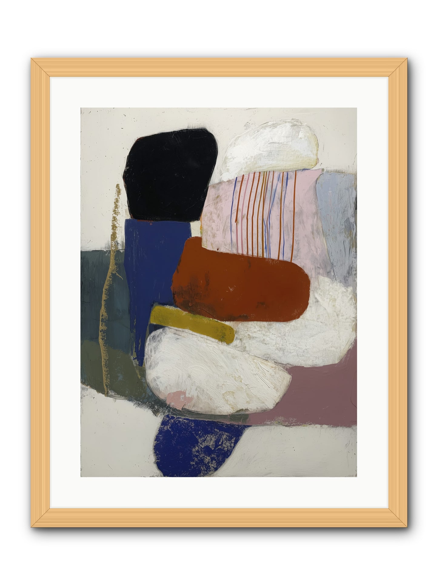 Galecrest -- Framed Print - Natural 18x24