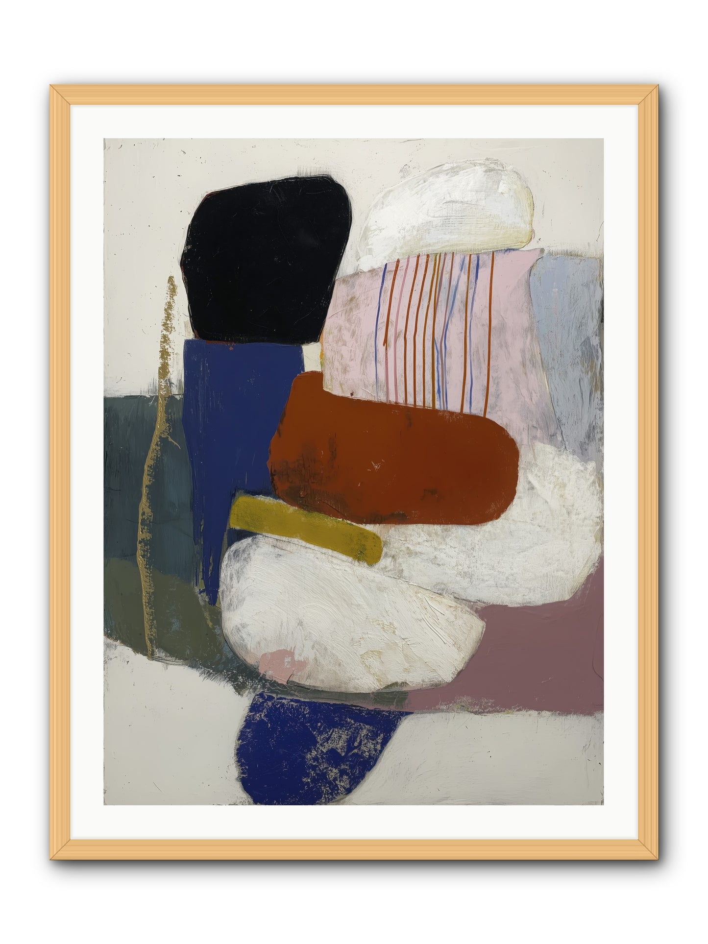 Galecrest -- Framed Print - Natural 30x40