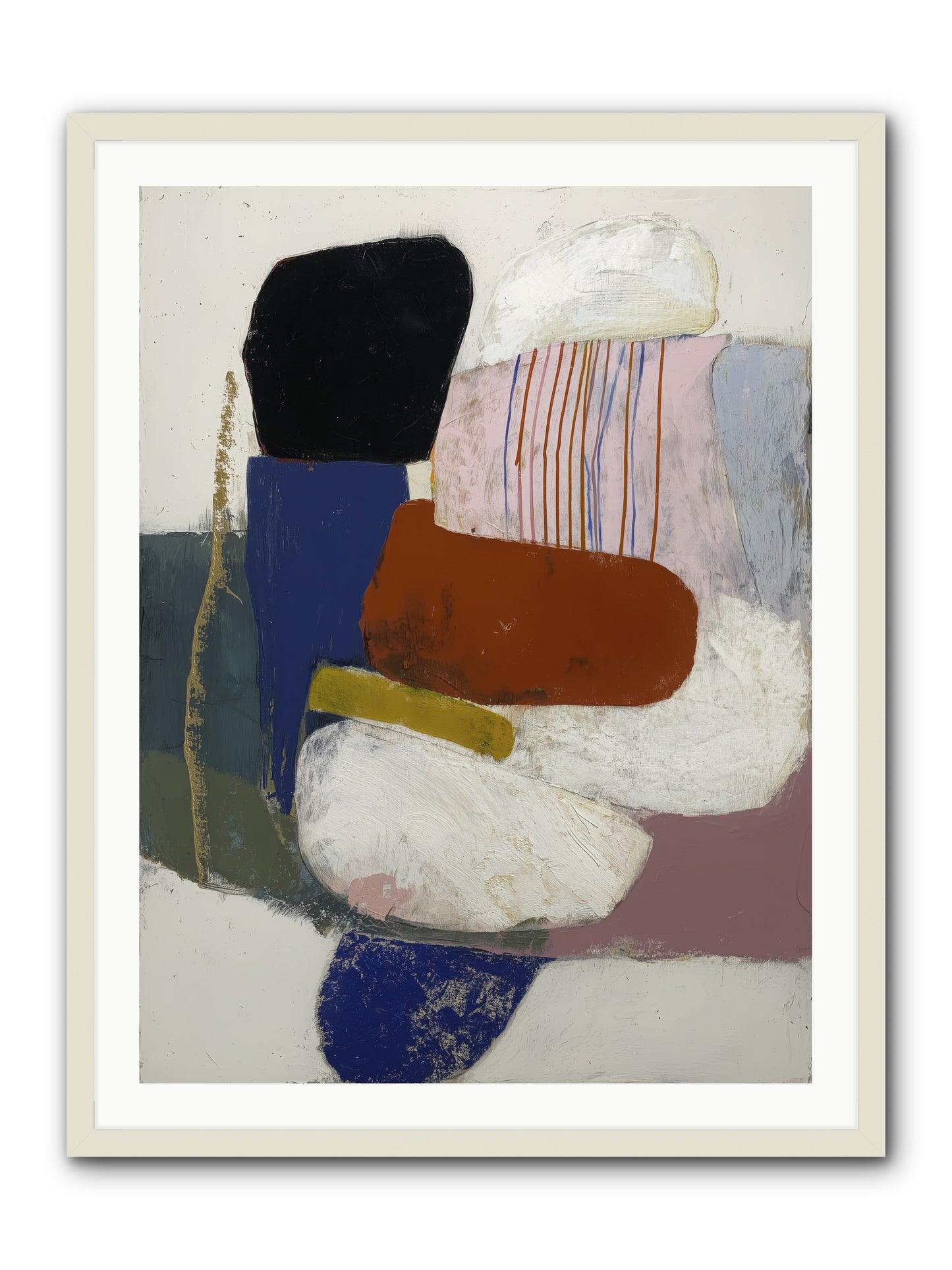 Galecrest -- Framed Print - White 30x40