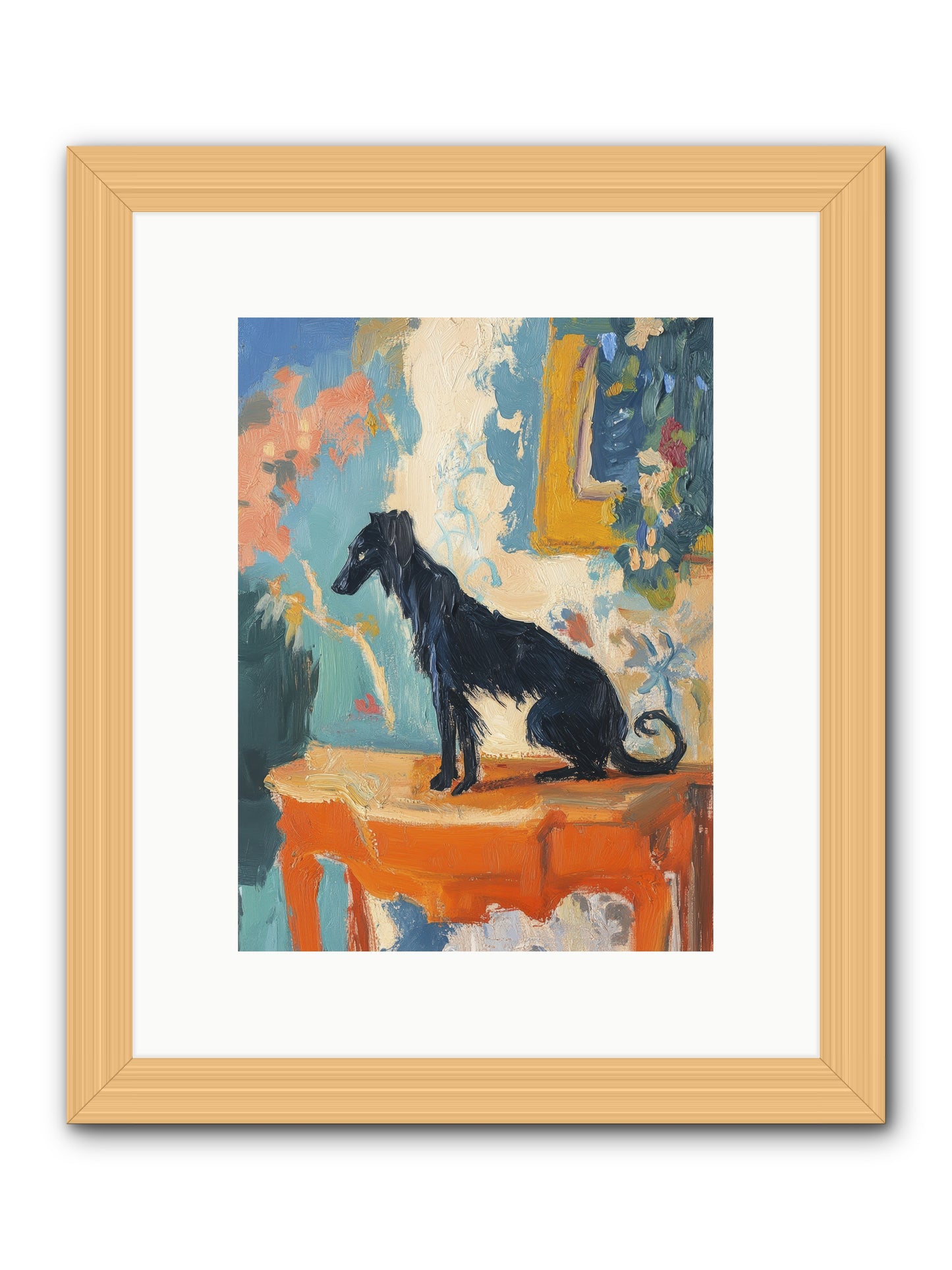 Galileo -- Framed Print - Natural 9x12