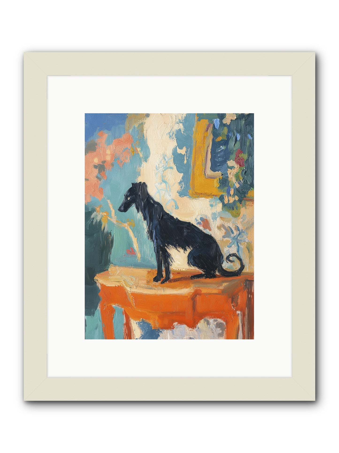 Galileo -- Framed Print - White 9x12