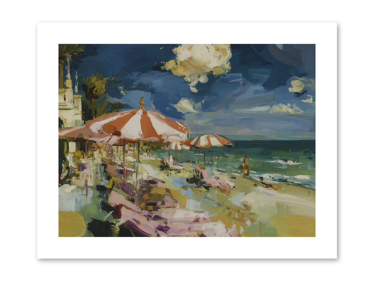 Gallic Shore Glory -- Paper Print 12x9