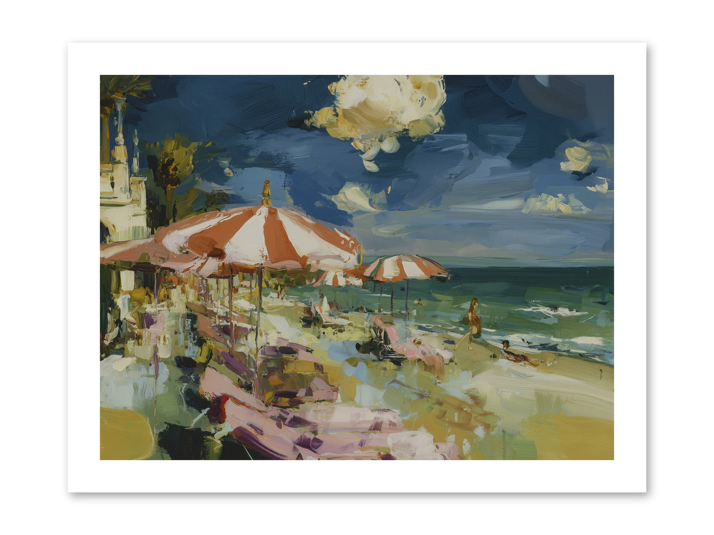 Gallic Shore Glory -- Loose Canvas Print 16x12