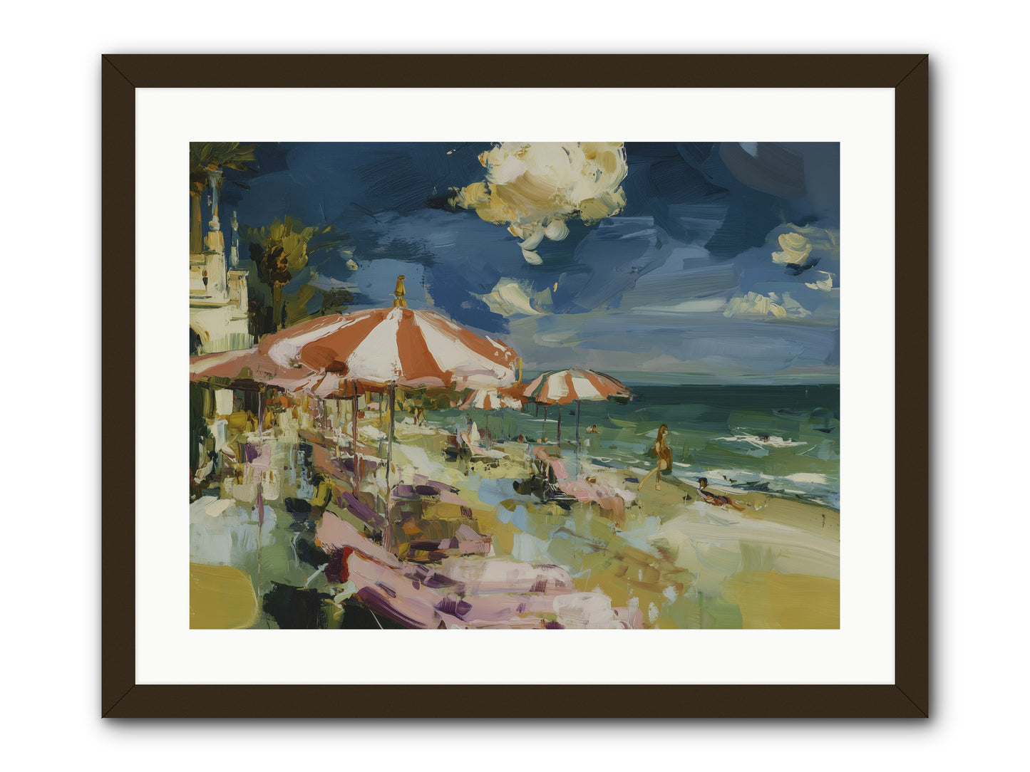 Gallic Shore Glory -- Framed Print - Black 24x18