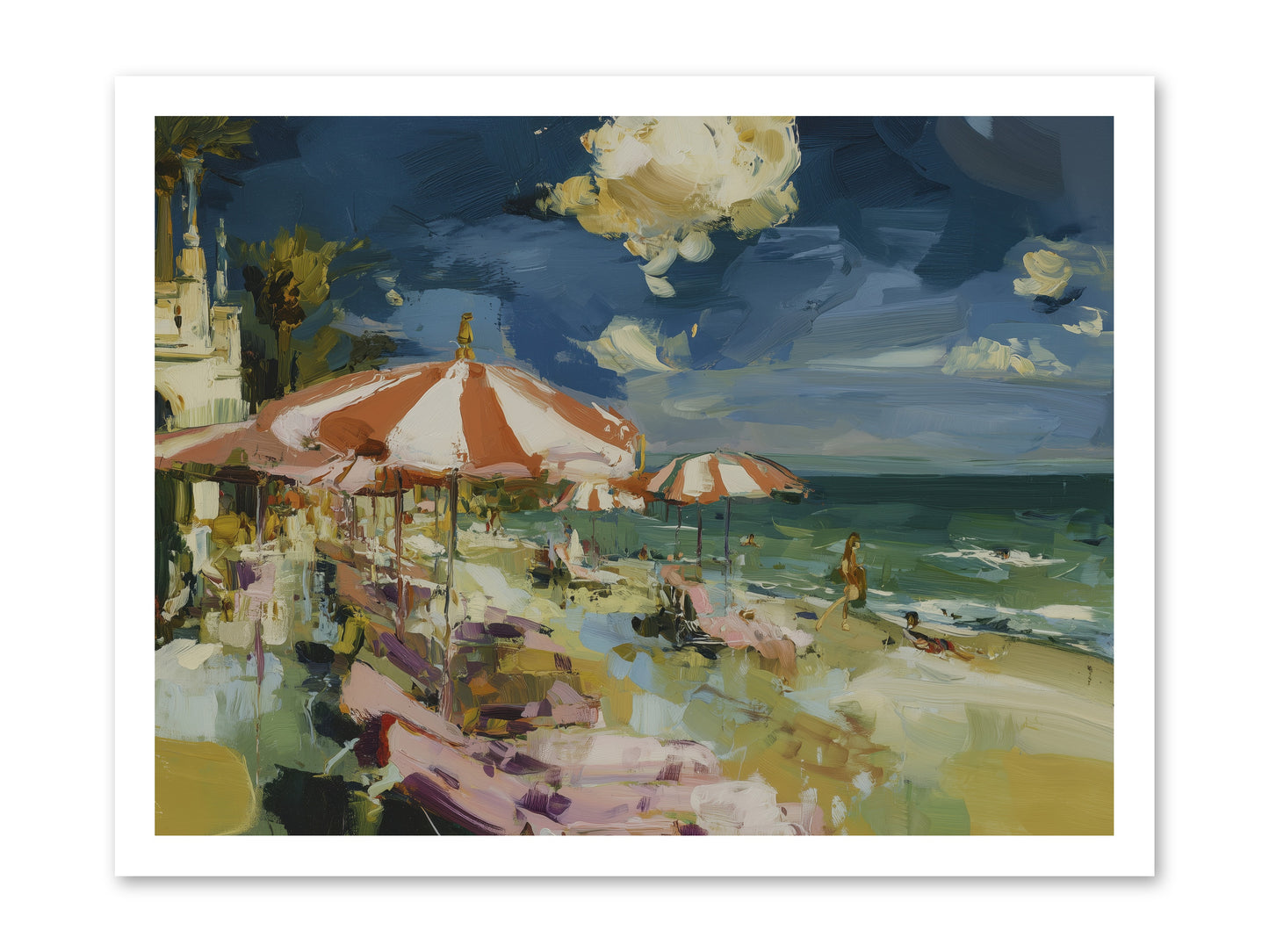 Gallic Shore Glory -- Loose Canvas Print 24x18