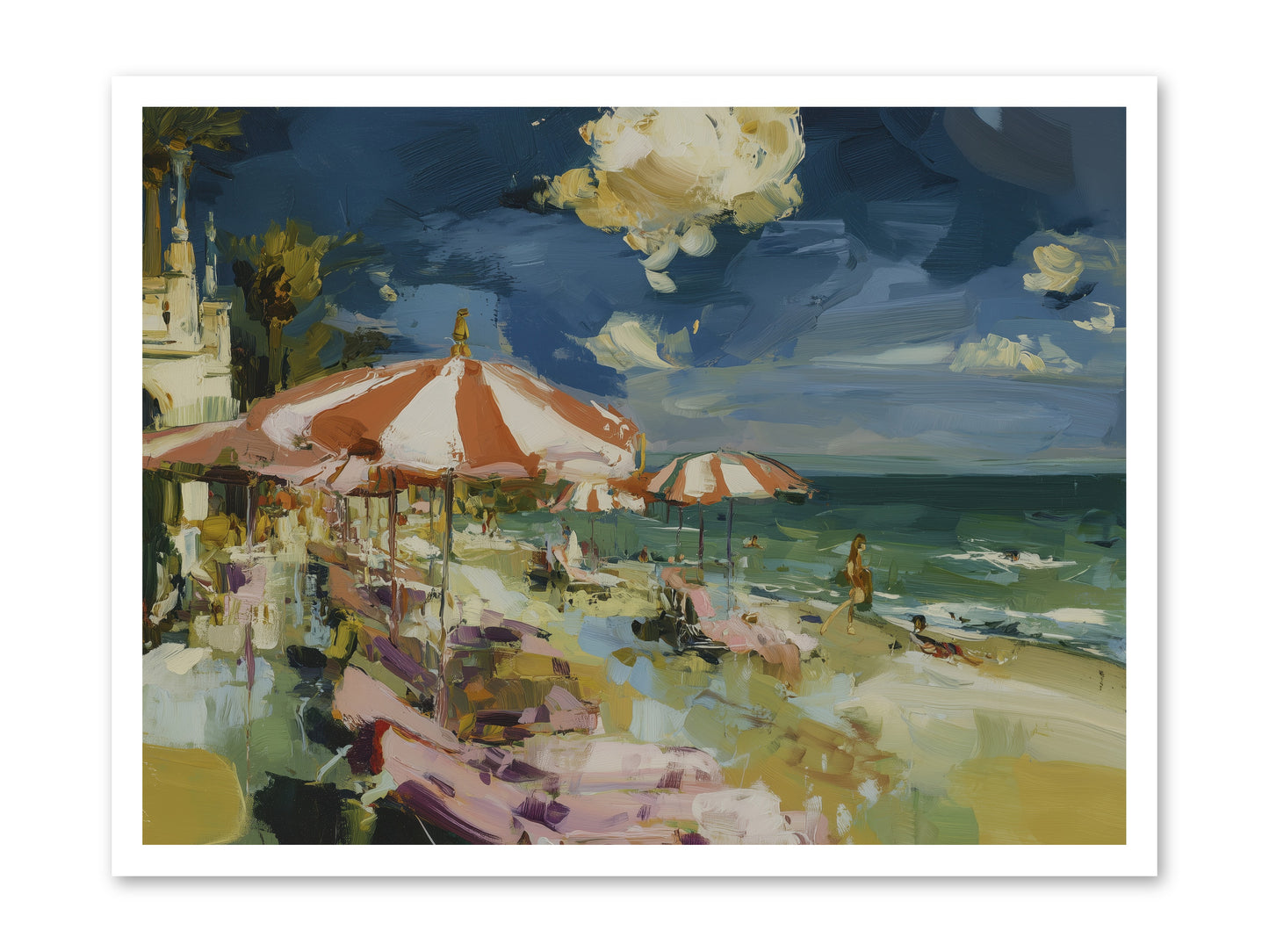 Gallic Shore Glory -- Loose Canvas Print 32x24