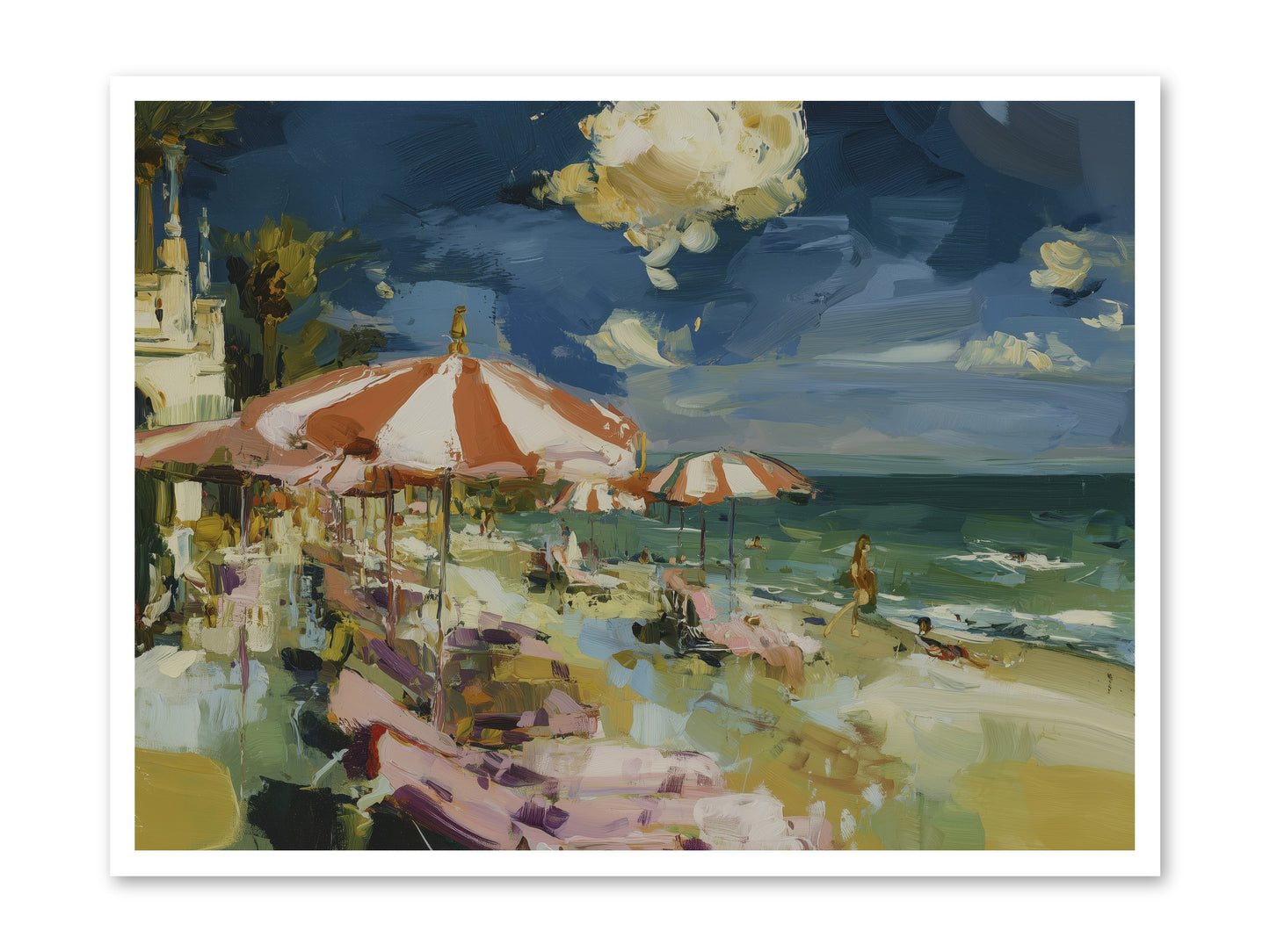 Gallic Shore Glory -- Loose Canvas Print 40x30