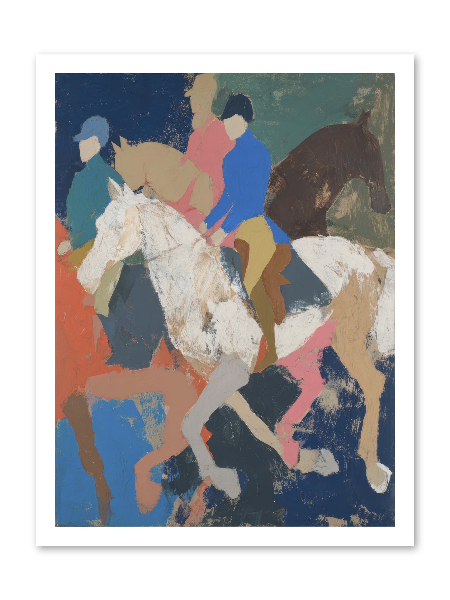 Galloping Into Myth -- Paper Print 18x24