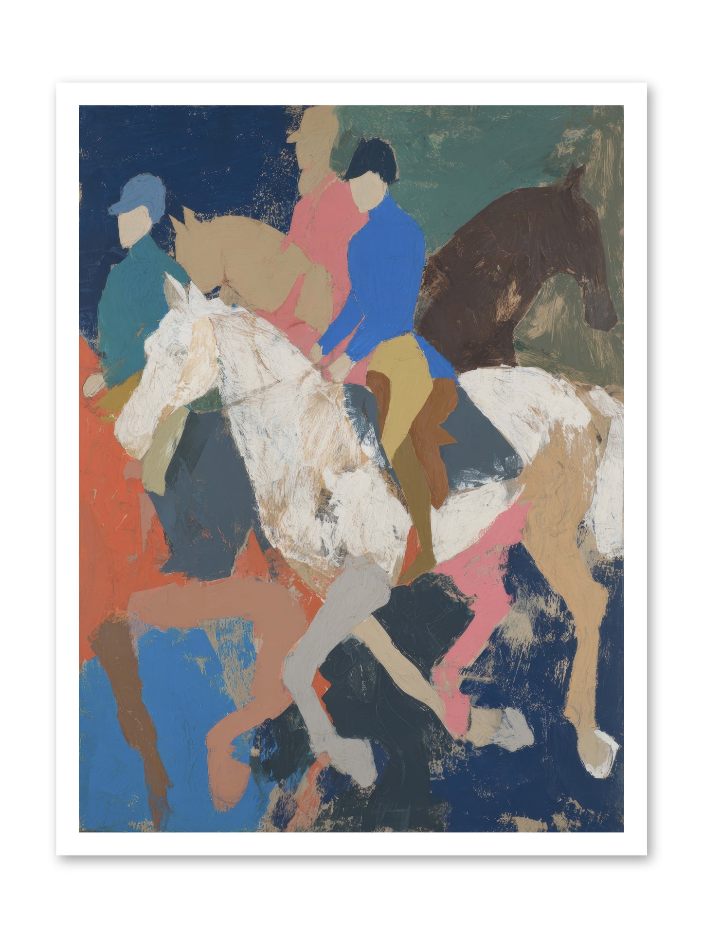 Galloping Into Myth -- Paper Print 24x32