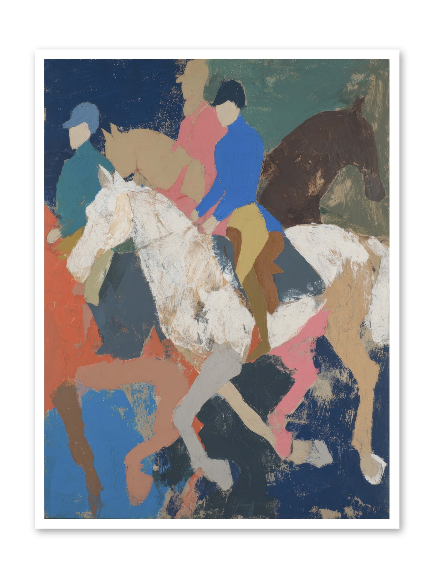 Galloping Into Myth -- Loose Canvas Print 36x48