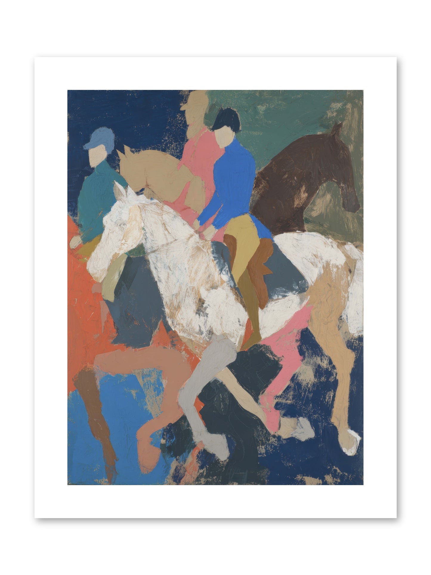 Galloping Into Myth -- Loose Canvas Print 9x12