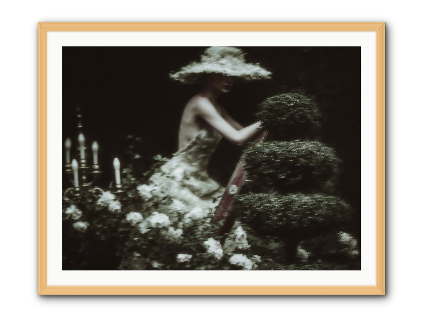 Garden Architecture -- Framed Print - Natural 40x30