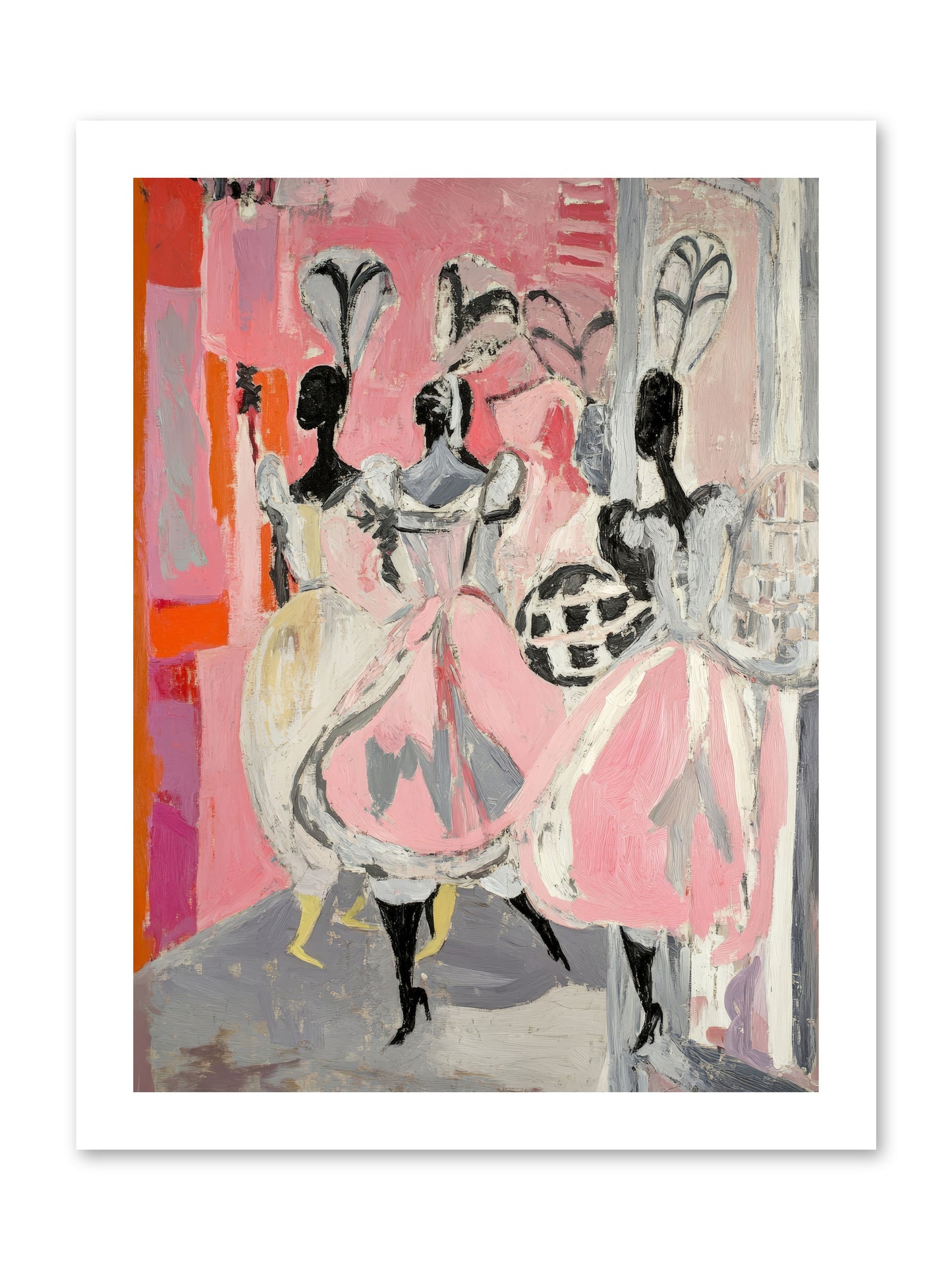 Garden Ballet Notes -- Loose Canvas Print 12x16