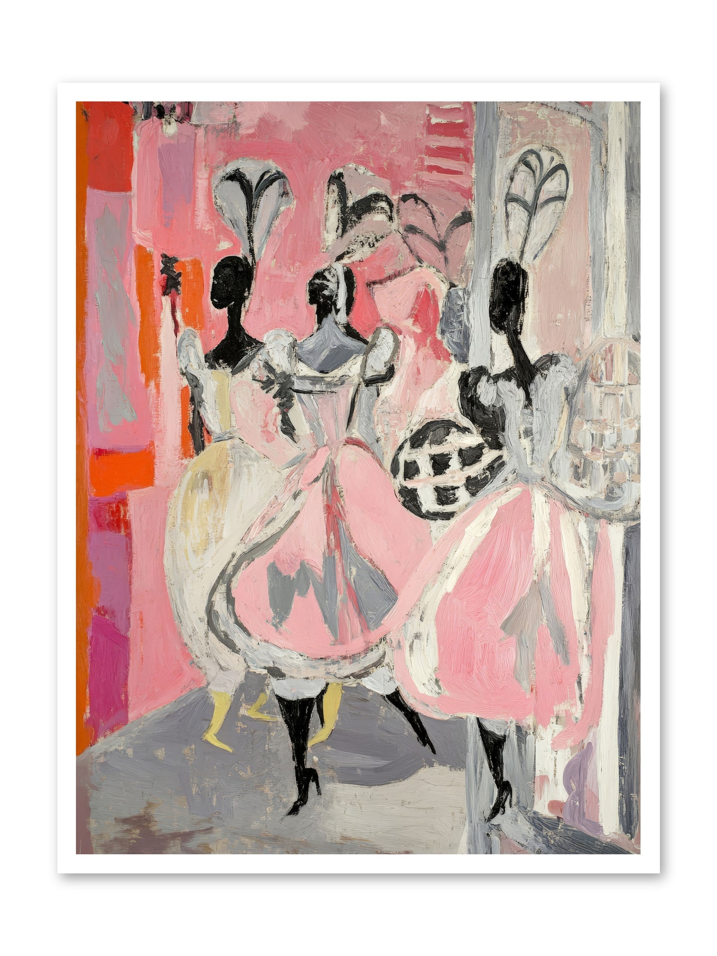 Garden Ballet Notes -- Paper Print 30x40