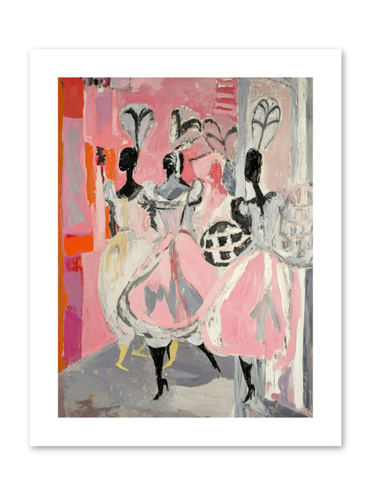 Garden Ballet Notes -- Paper Print 9x12