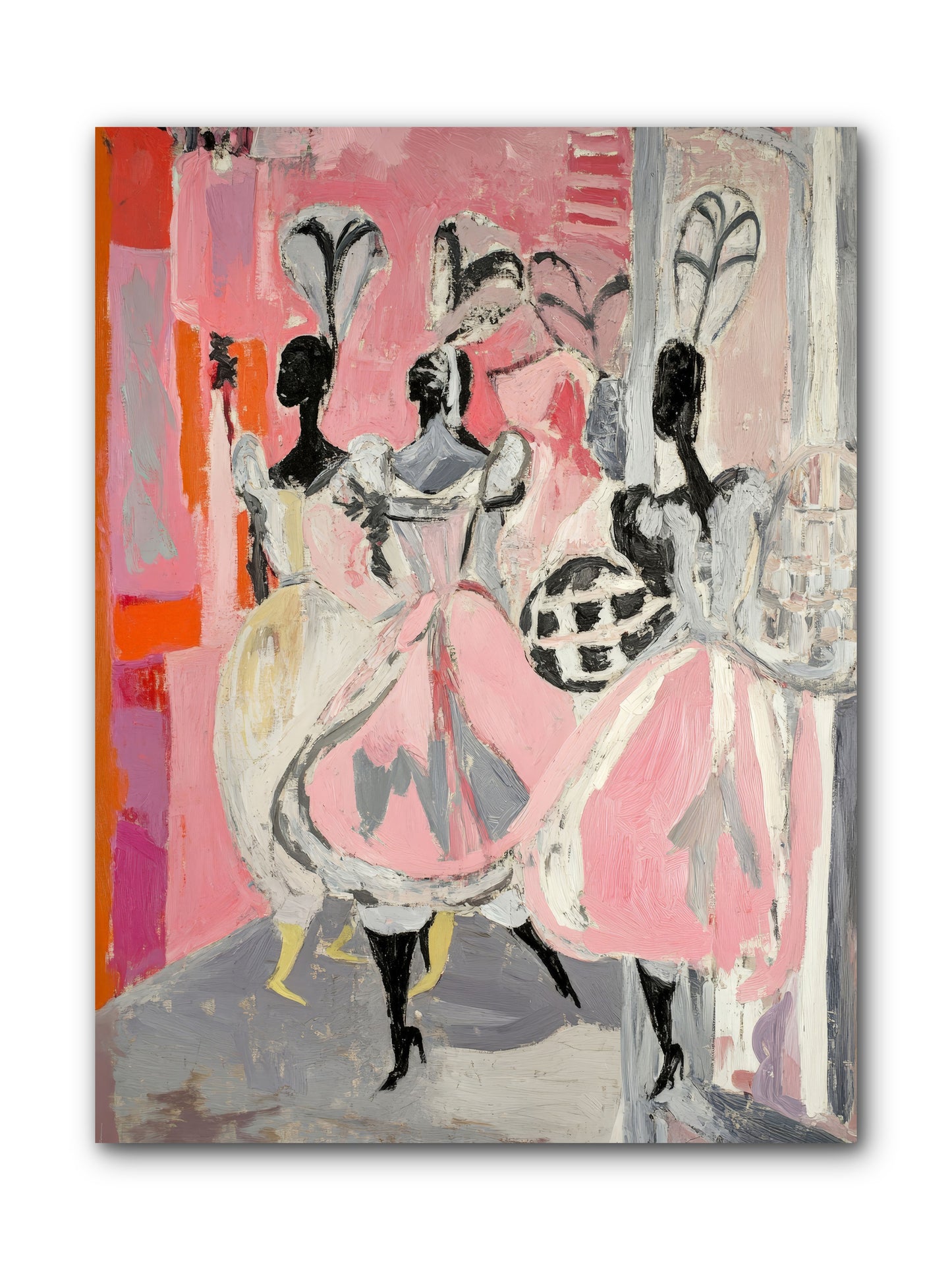 Garden Ballet Notes -- Wrapped Canvas 9x12