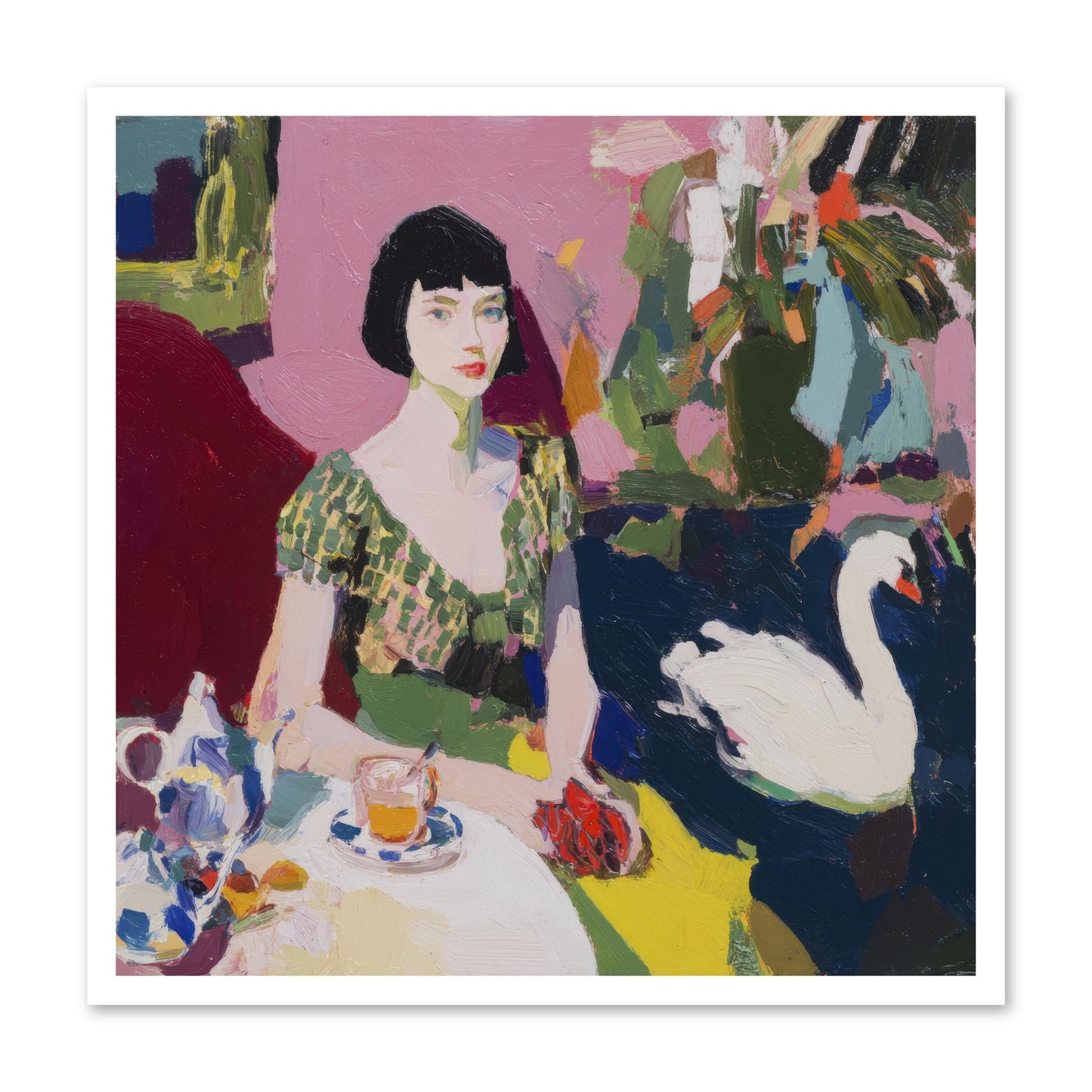Garden Confidante -- Paper Print 30x30