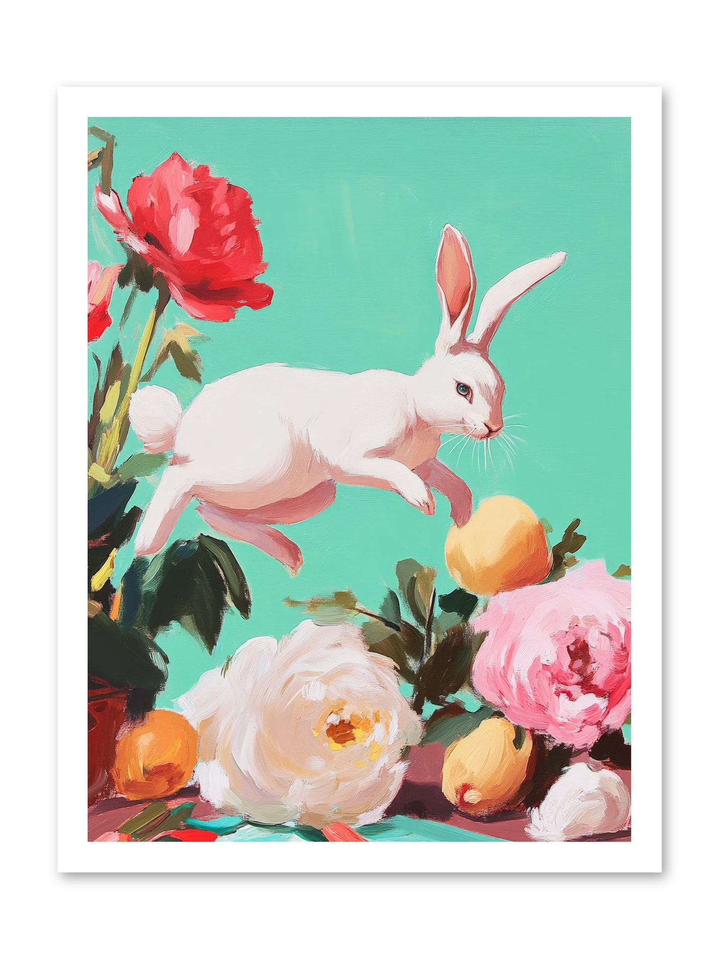 Garden Frolic No.1 Rez2 -- Loose Canvas Print 18x24