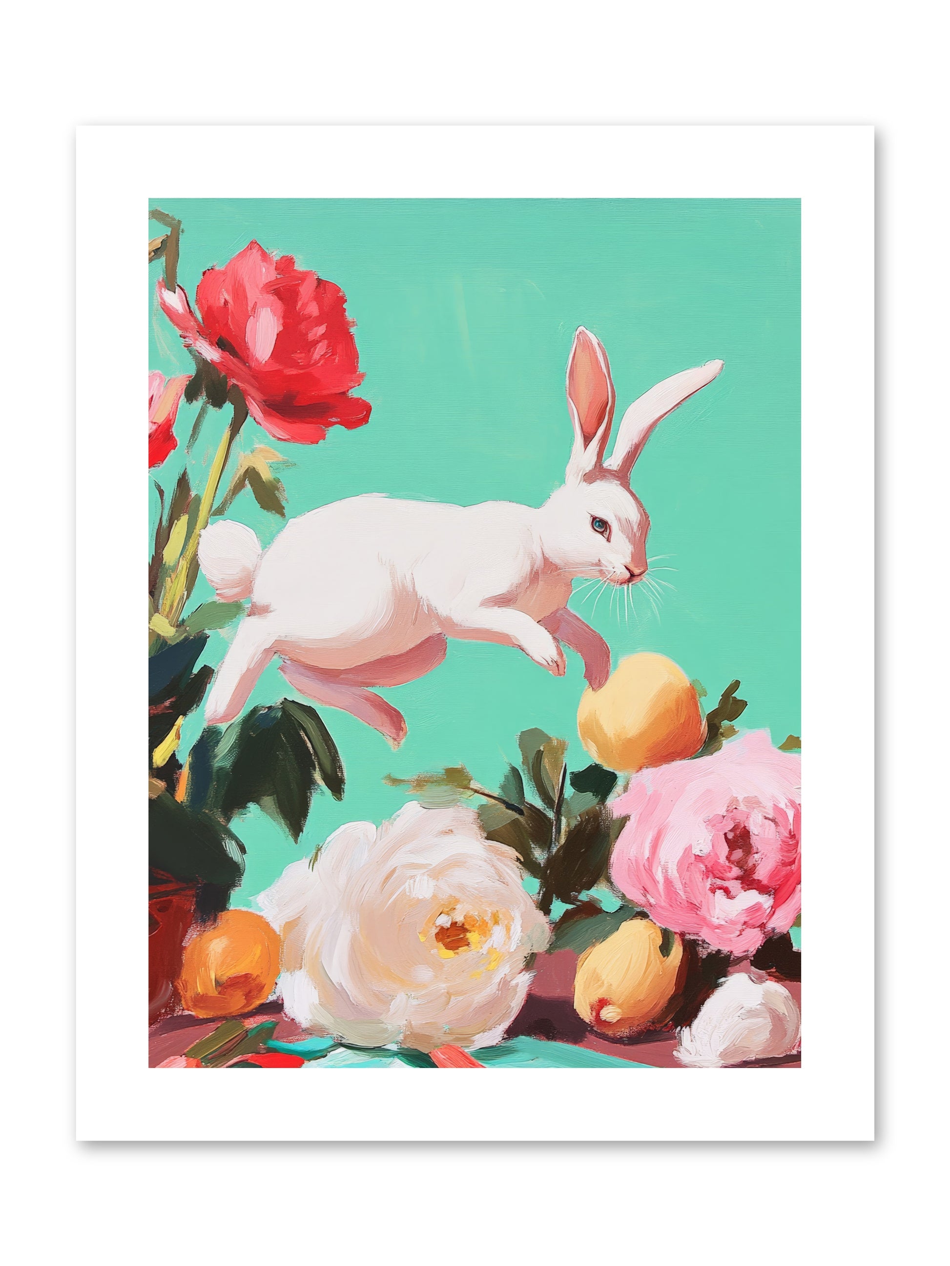 Garden Frolic No.1 Rez2 -- Paper Print 9x12