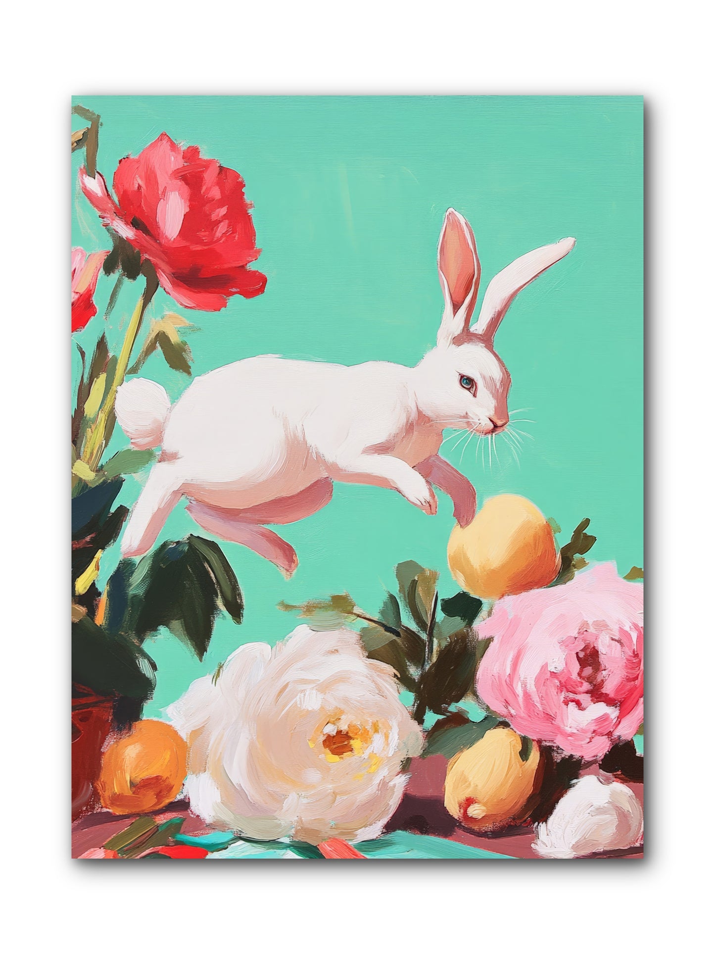 Garden Frolic No.1 Rez2 -- Wrapped Canvas 9x12