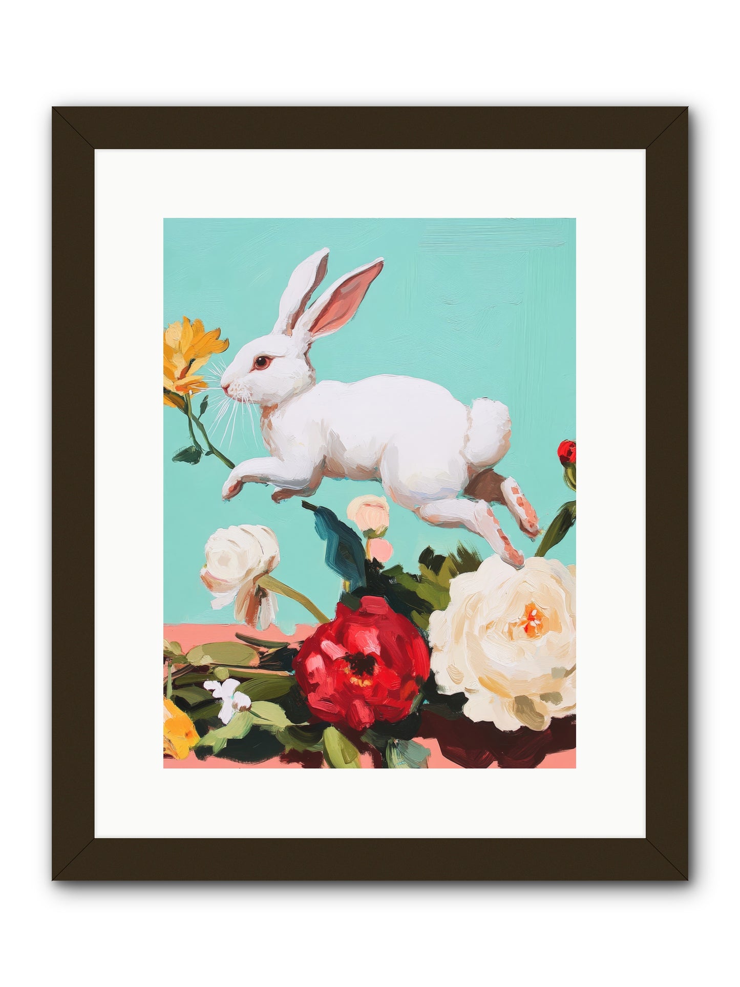 Garden Frolic No.2 Rez2 -- Framed Print - Black 12x16