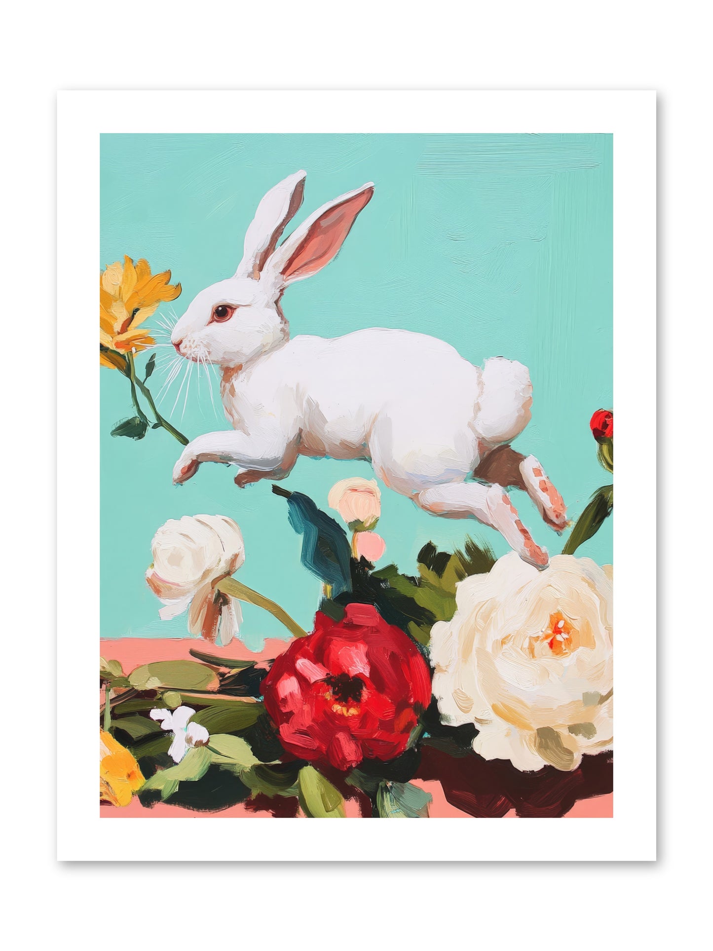 Garden Frolic No.2 Rez2 -- Loose Canvas Print 12x16