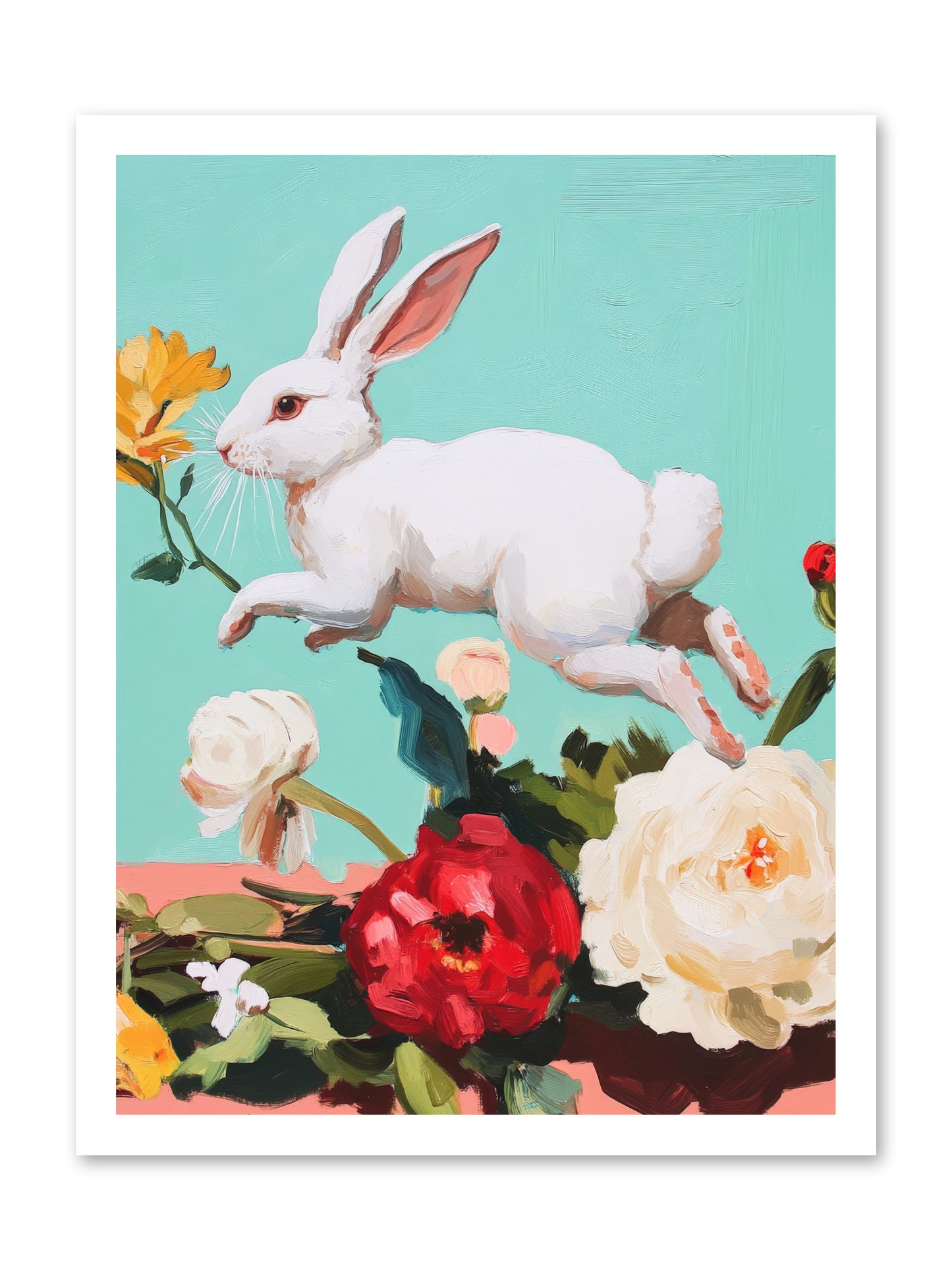 Garden Frolic No.2 Rez2 -- Loose Canvas Print 18x24