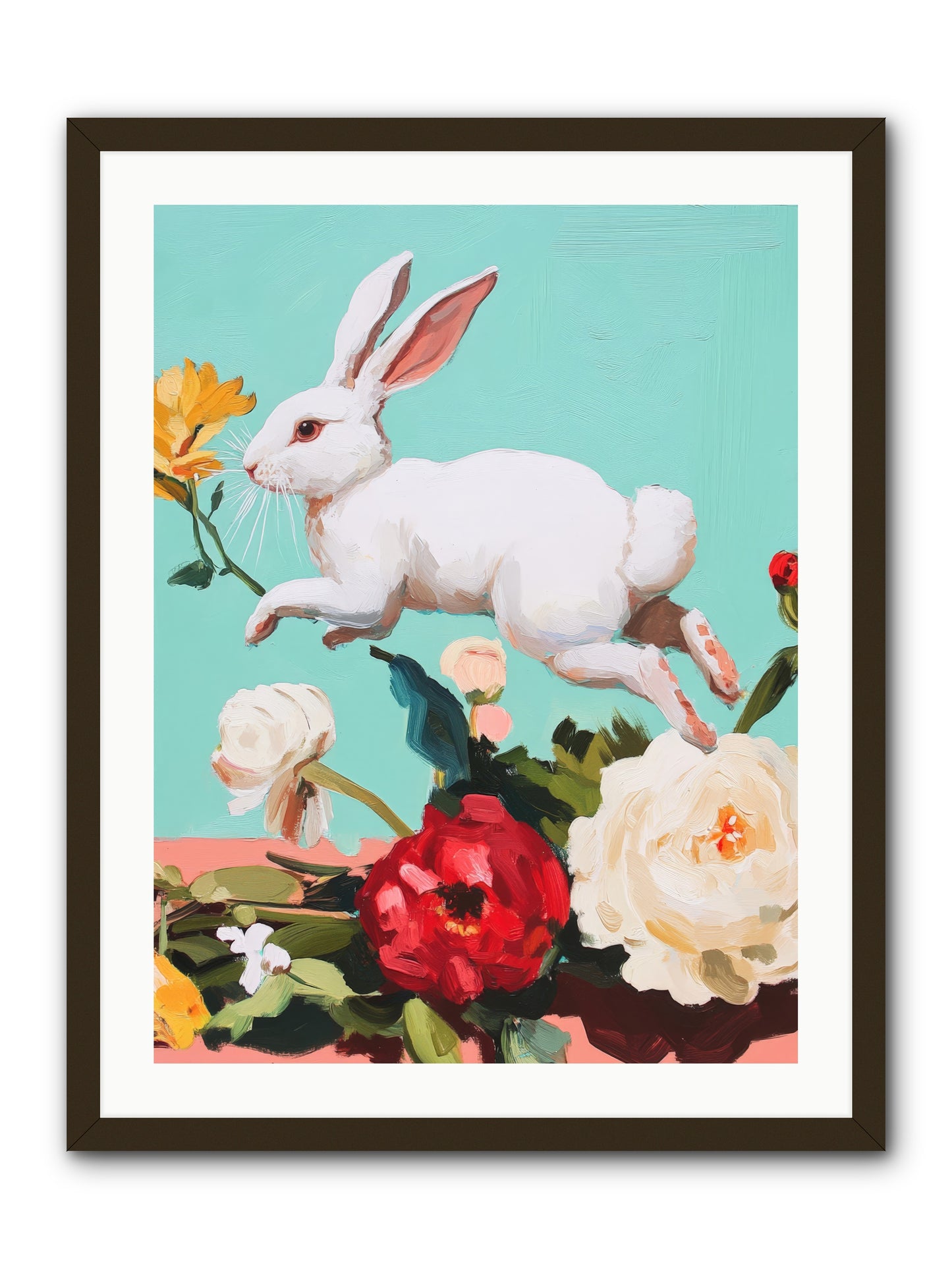 Garden Frolic No.2 Rez2 -- Framed Print - Black 24x32