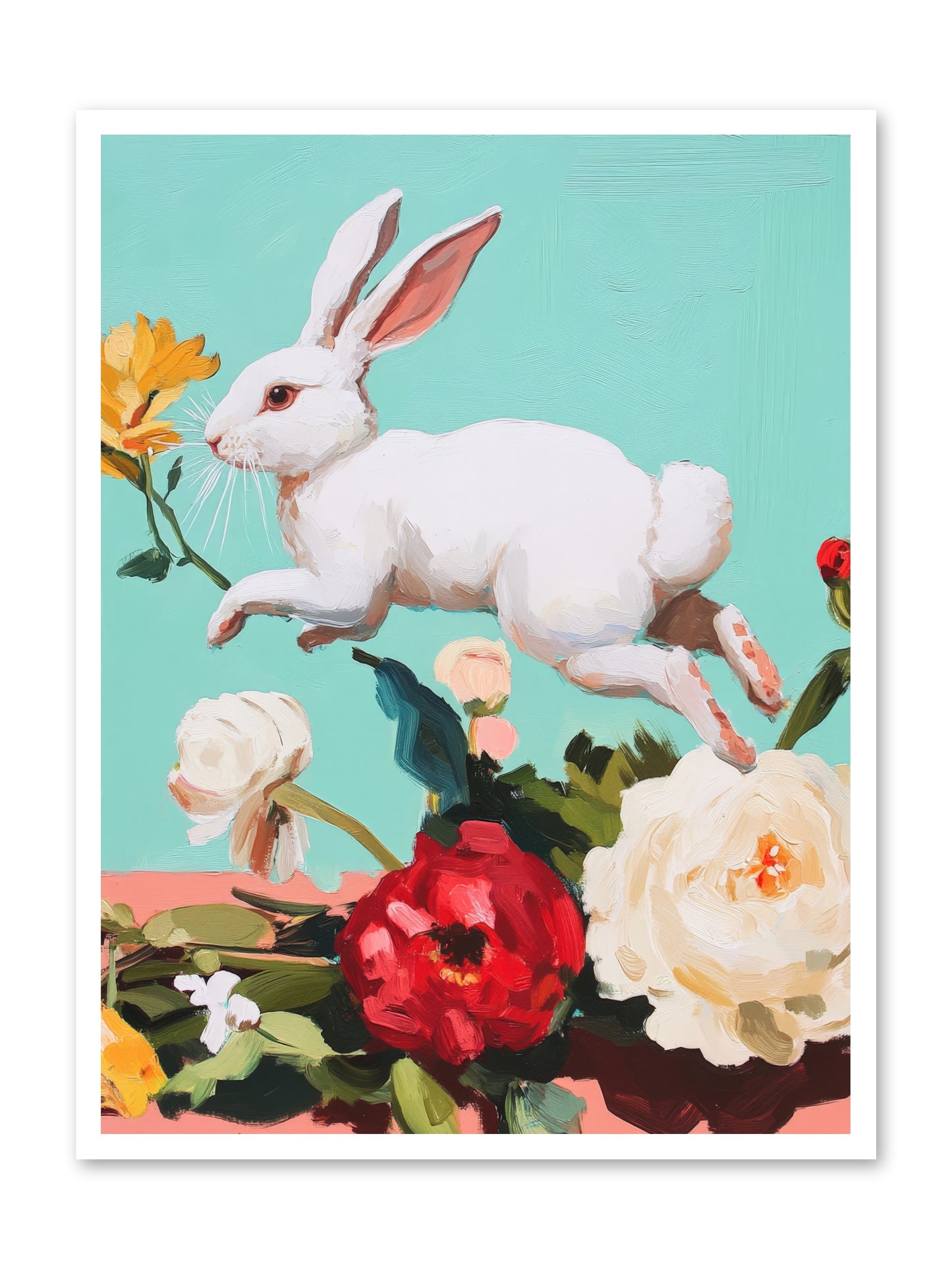 Garden Frolic No.2 Rez2 -- Loose Canvas Print 30x40